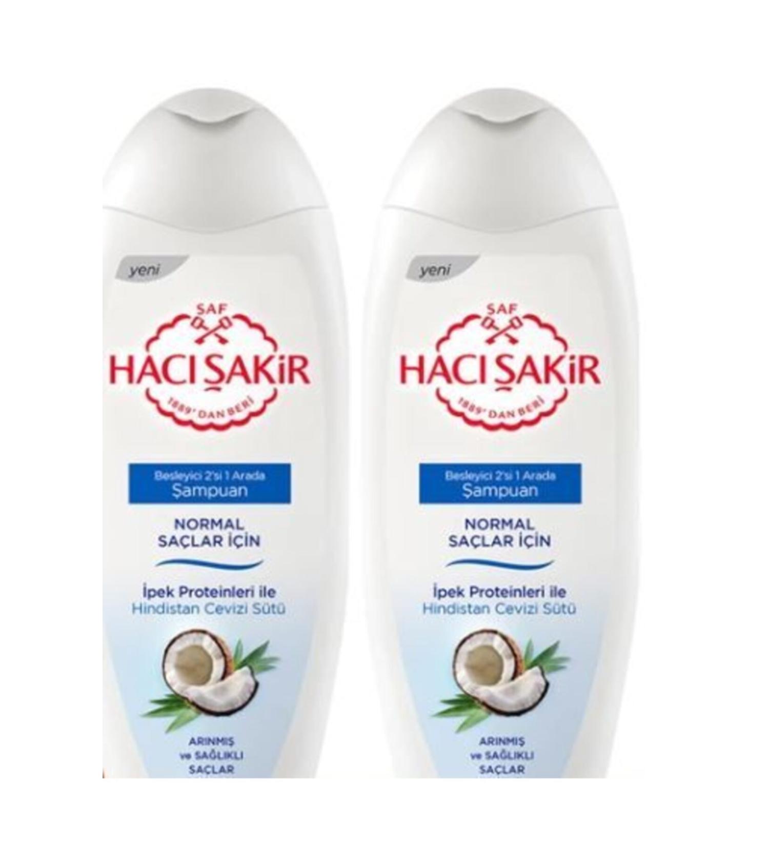Hac akir Shampoo Creamy Coconut - Normal Hair 500 Ml X 2