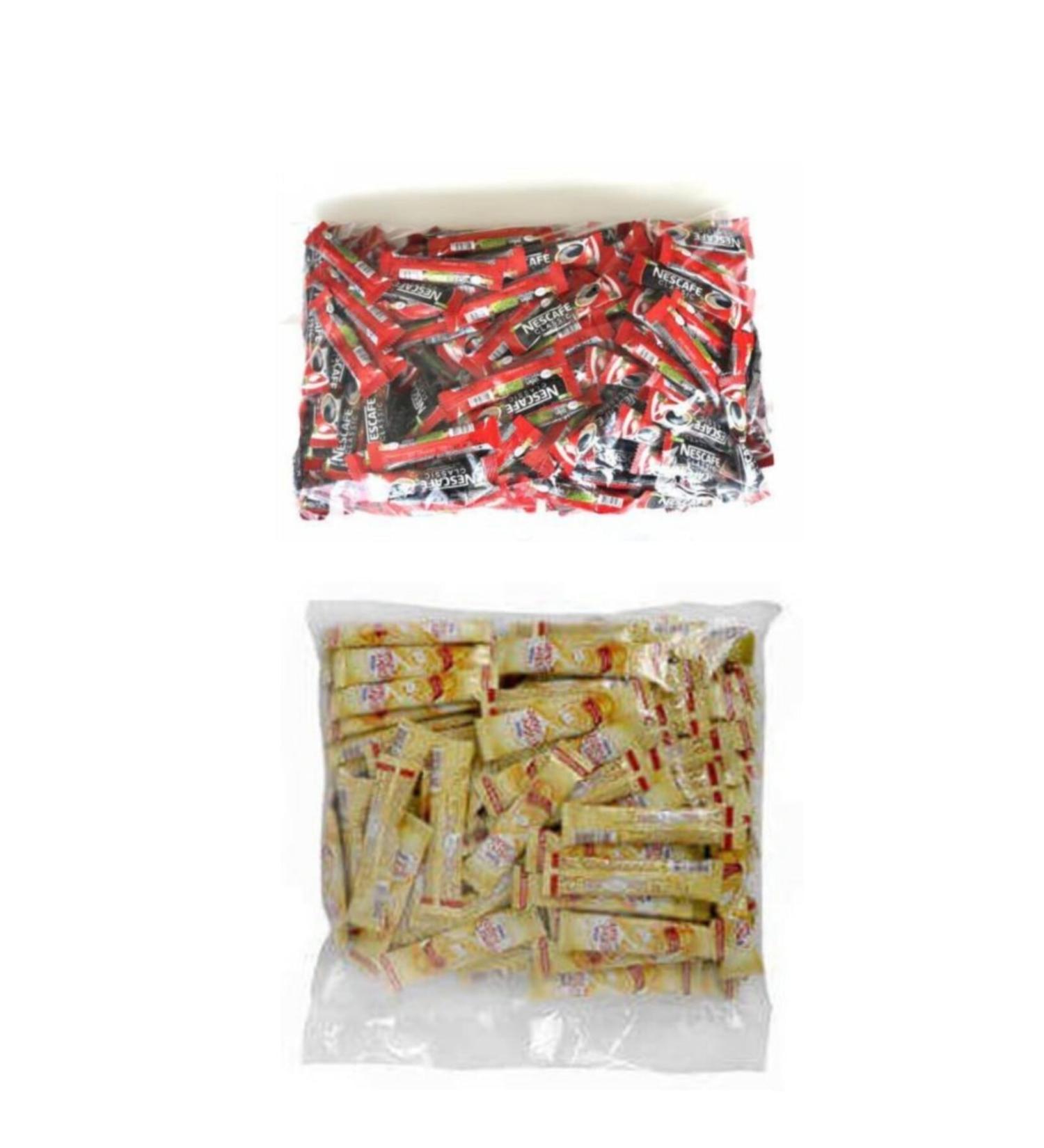 Nestle Nescafe Classic 2 Gr 200 Pcs + Coffemate 5 Gr 100 Pcs