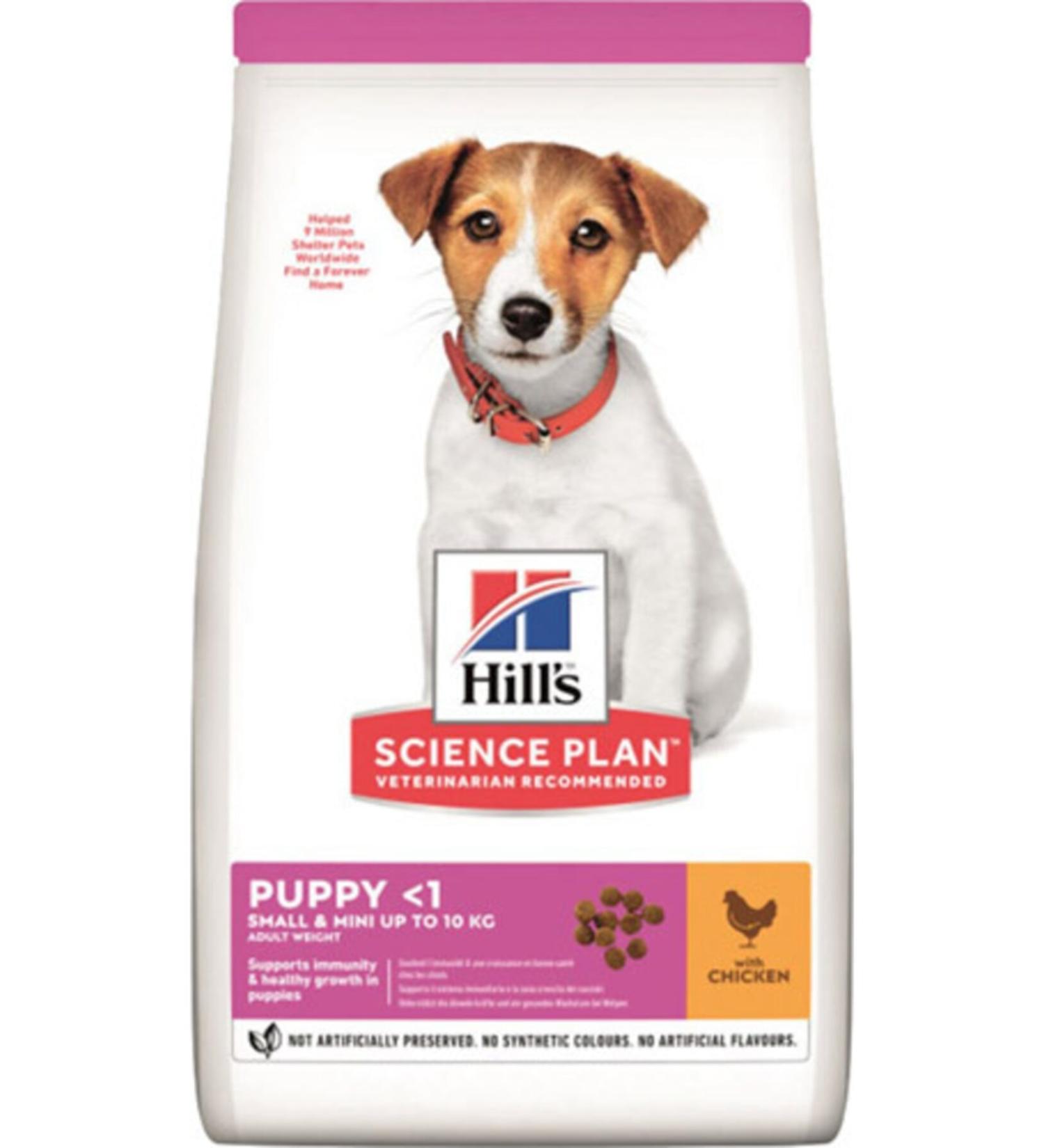 ELIZINPAT LER Hills Science Plan Hills Puppy Small Small Breed Chicken Adult Dog Food 1.5 Kg 604230