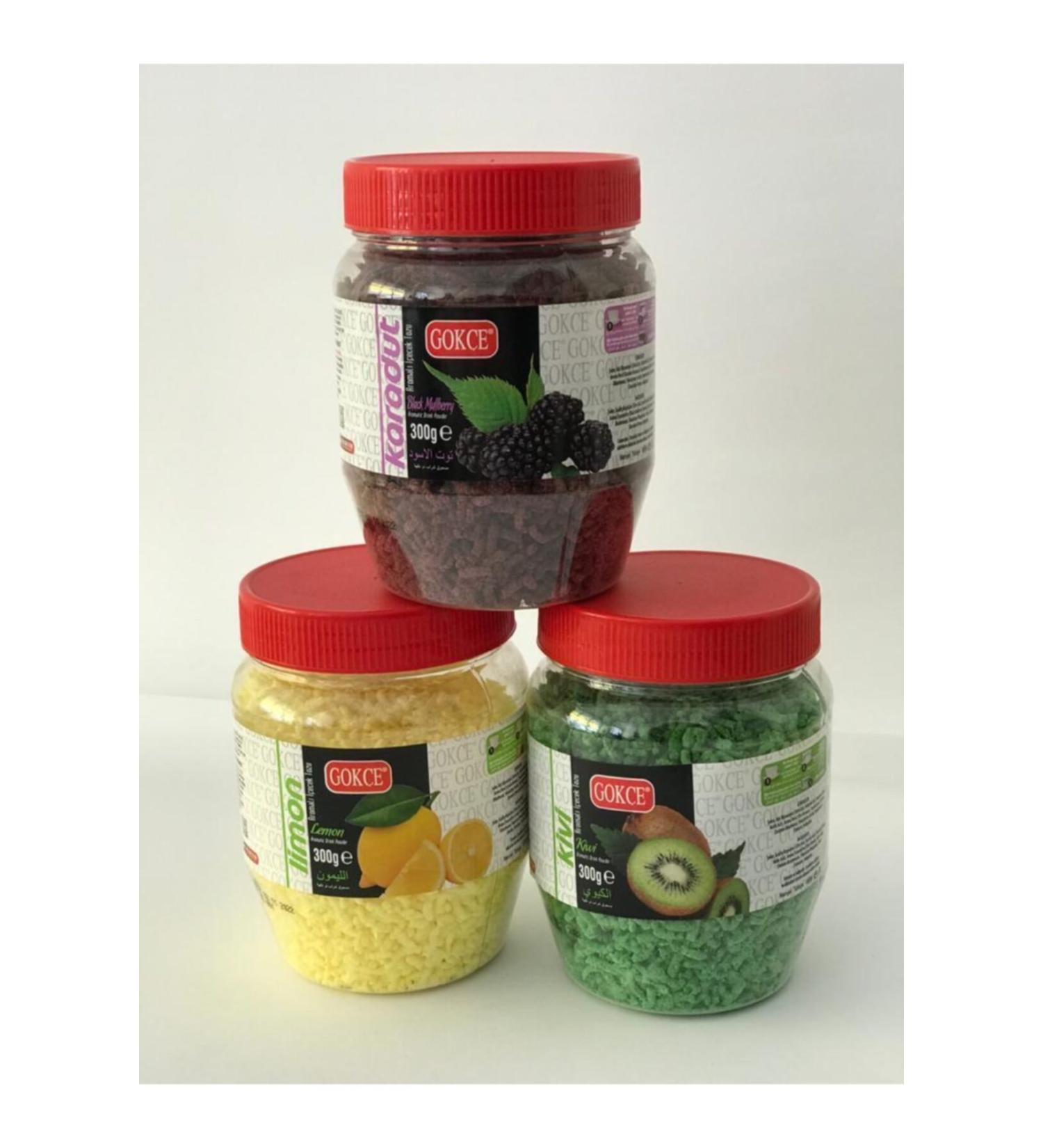 G K E ORALET Black Mulberry Kiwi Lemon 300 gr 3 Pieces