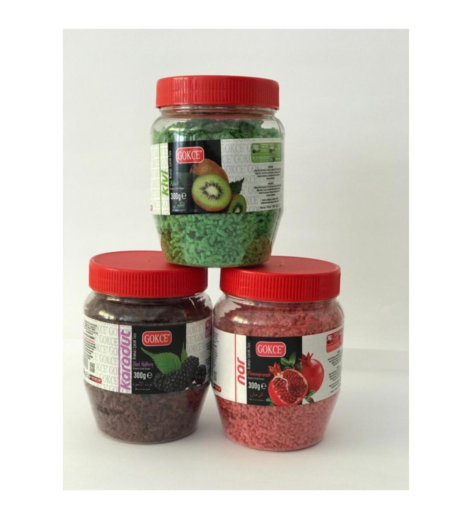 G K E ORALET Black Mulberry-Kiwi-Pomegranate 300 gr 3 Pieces