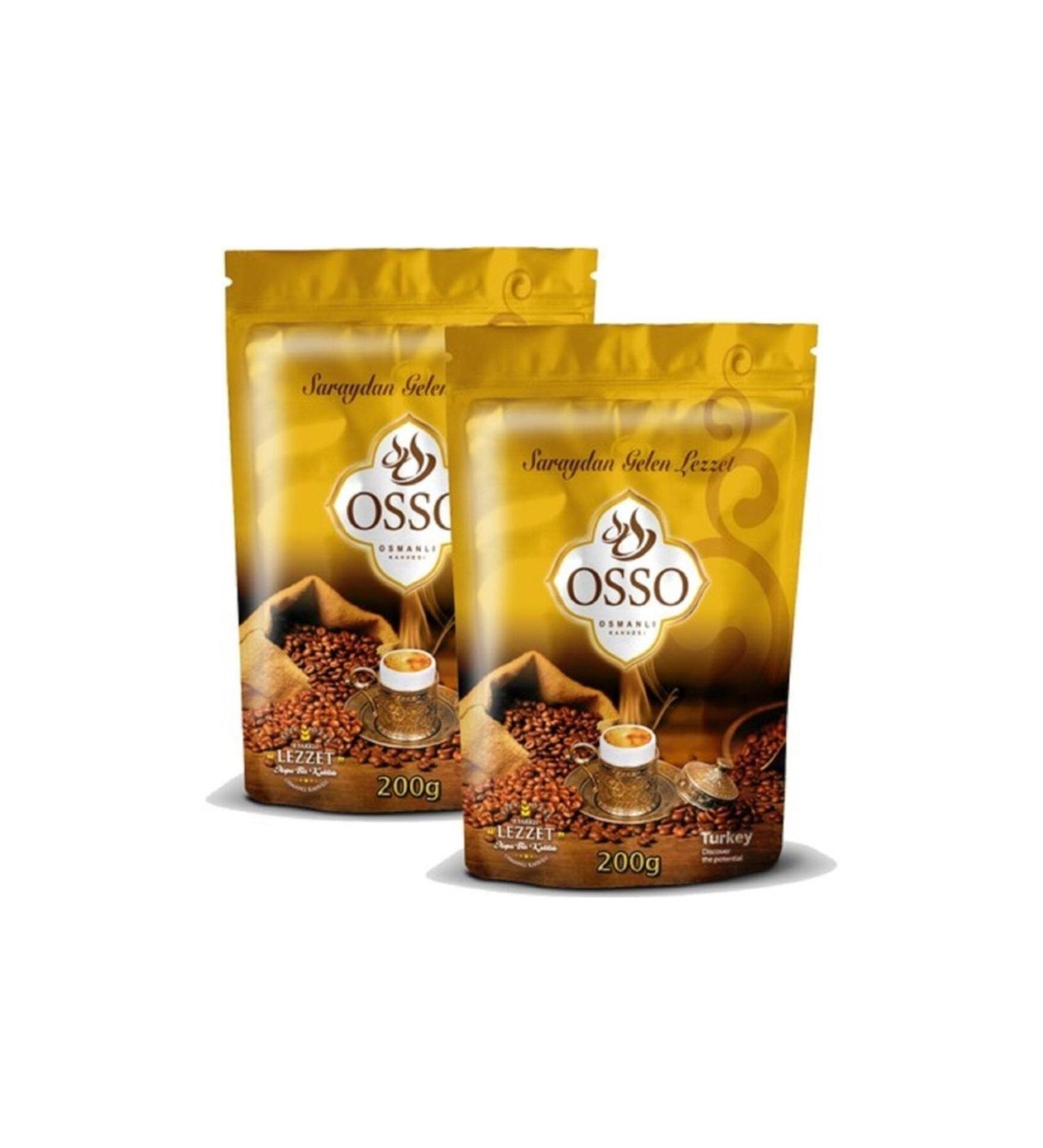 Osso Ottoman Coffee 200 gr 8 Mixed Set of 2