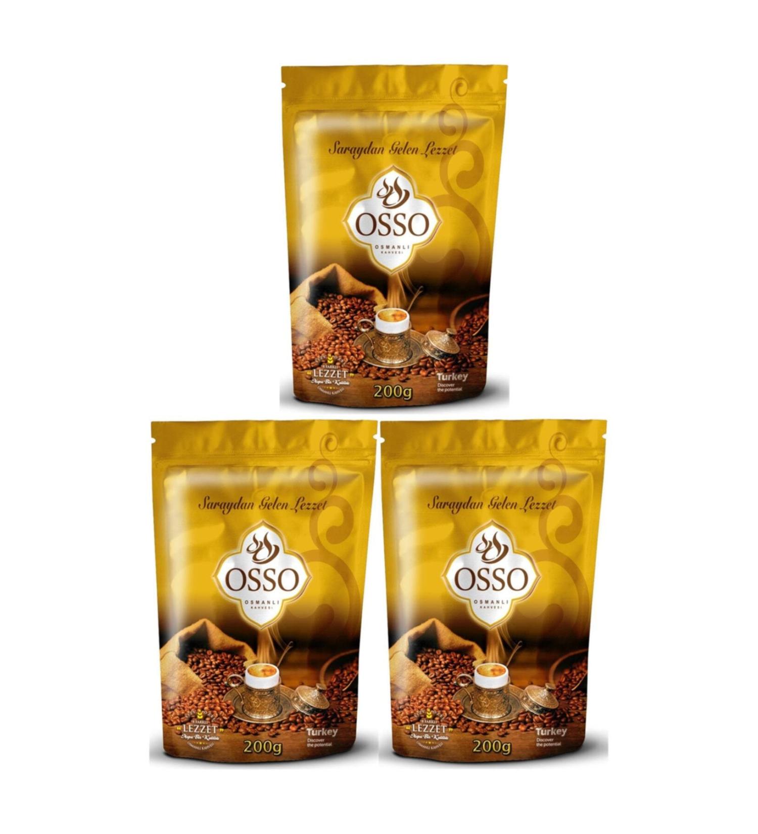 Osso Ottoman Coffee 200 Gr X 3 Pieces