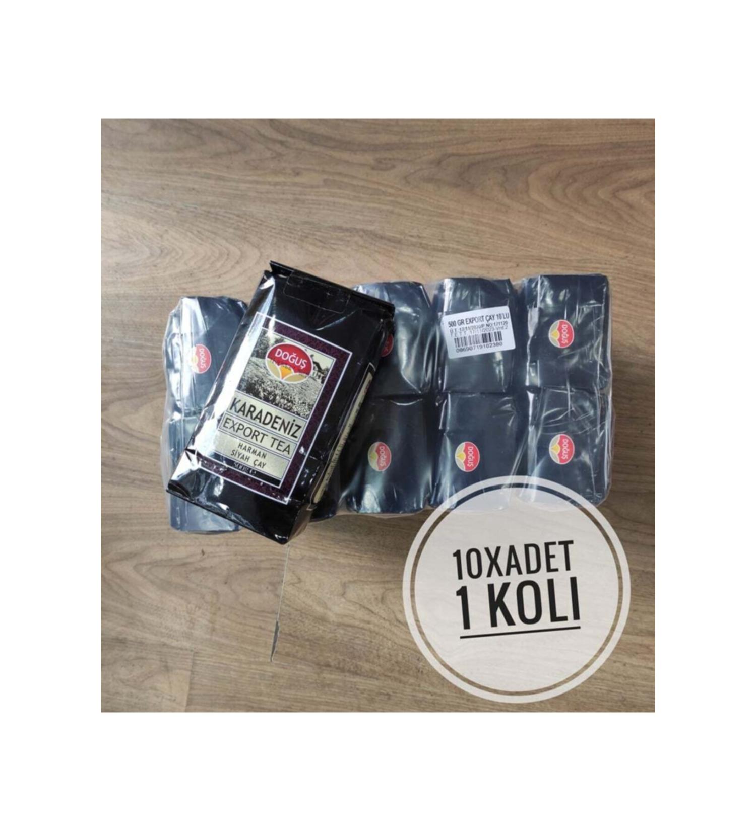 Dogus 10 Pieces Dogus Export Black Sea 500 Gr 1 Box 10 Pieces