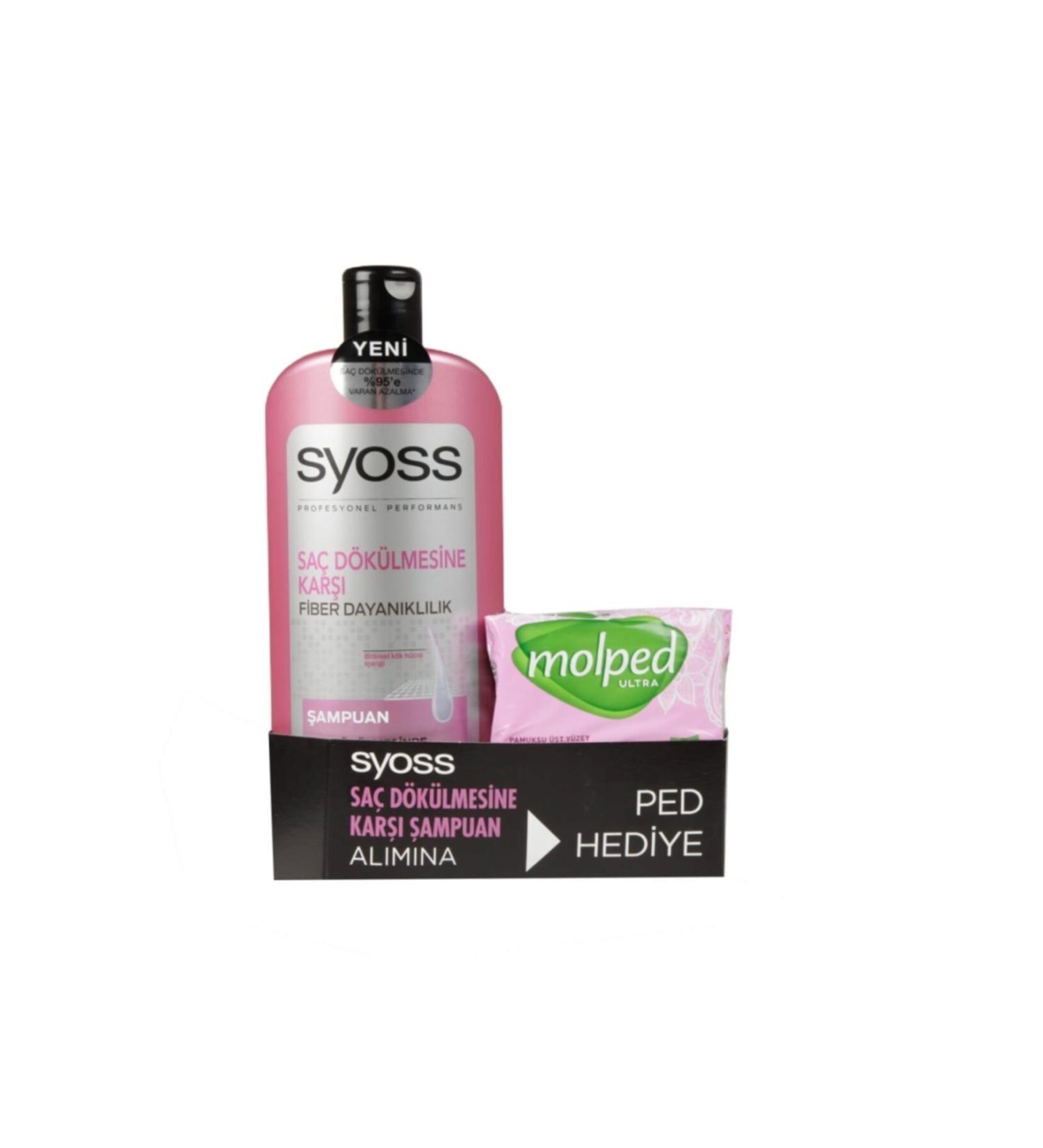 Syoss Anti Hair Loss Shampoo 550 Ml + Molped Gift