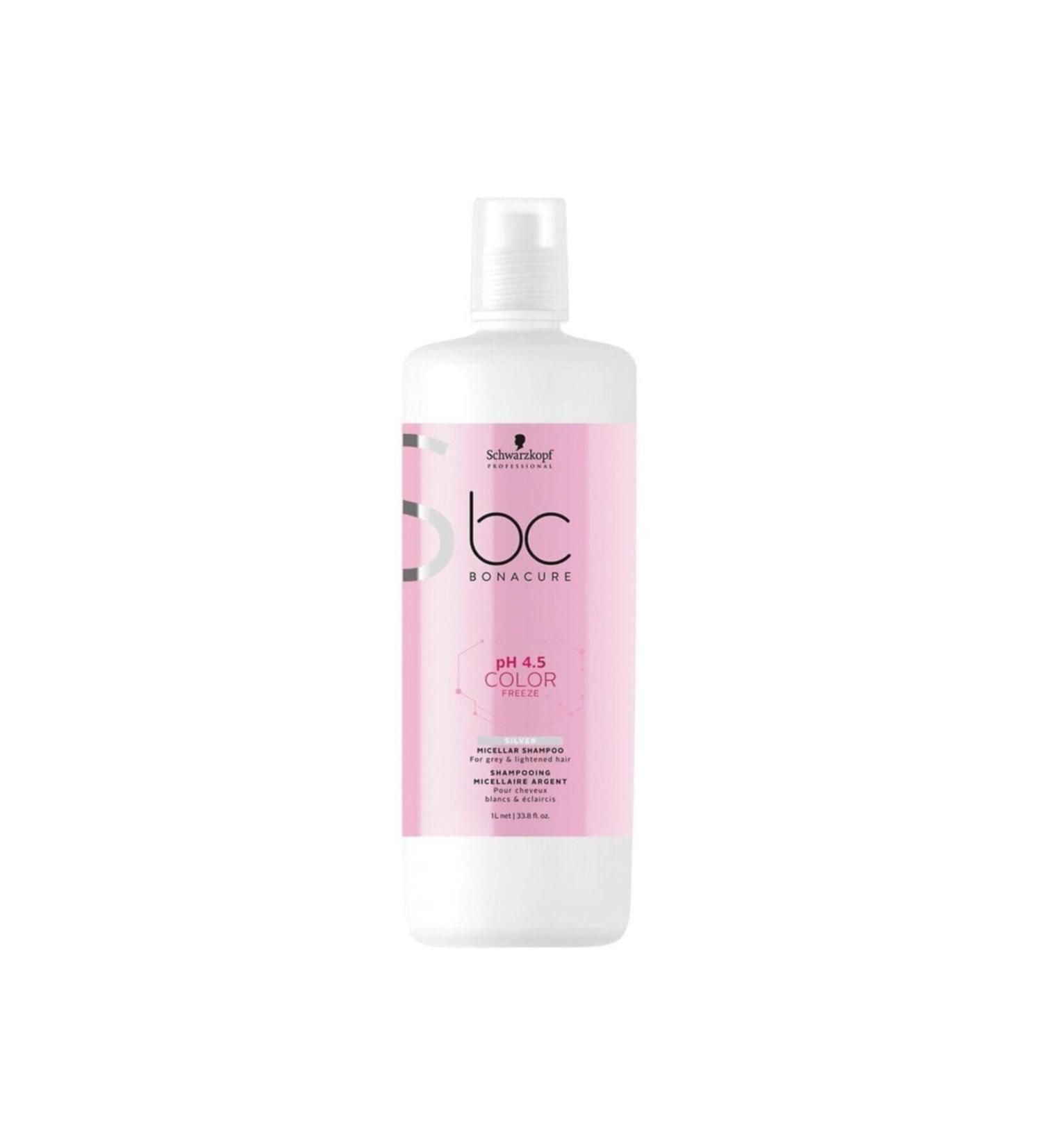 BC Bonacure Color Freeze Silver Micellar Shampoo Silver Reflection Shampoo 1000 ml
