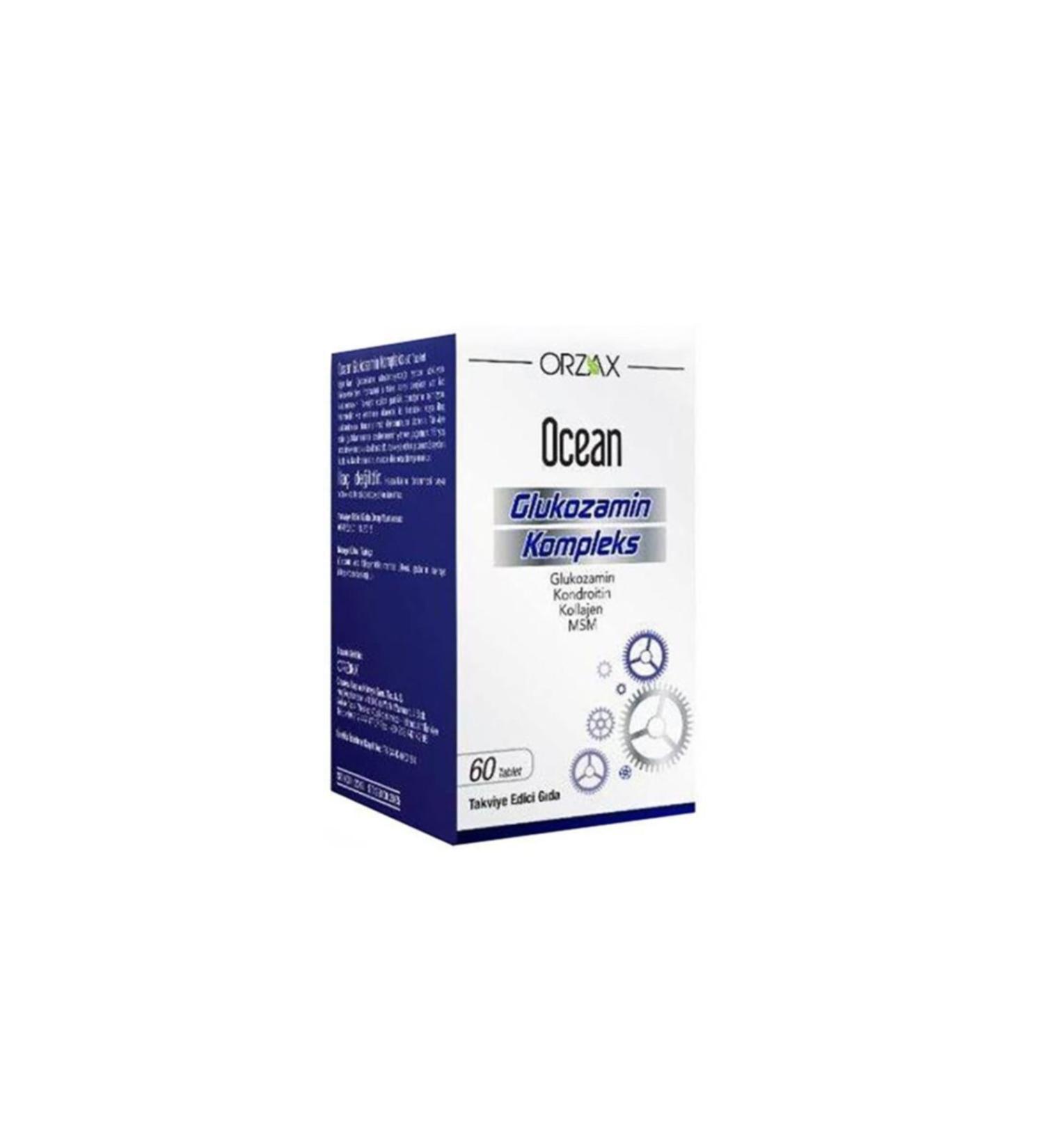 Orzax Ocean Glucosamine Complex 60 Tablets