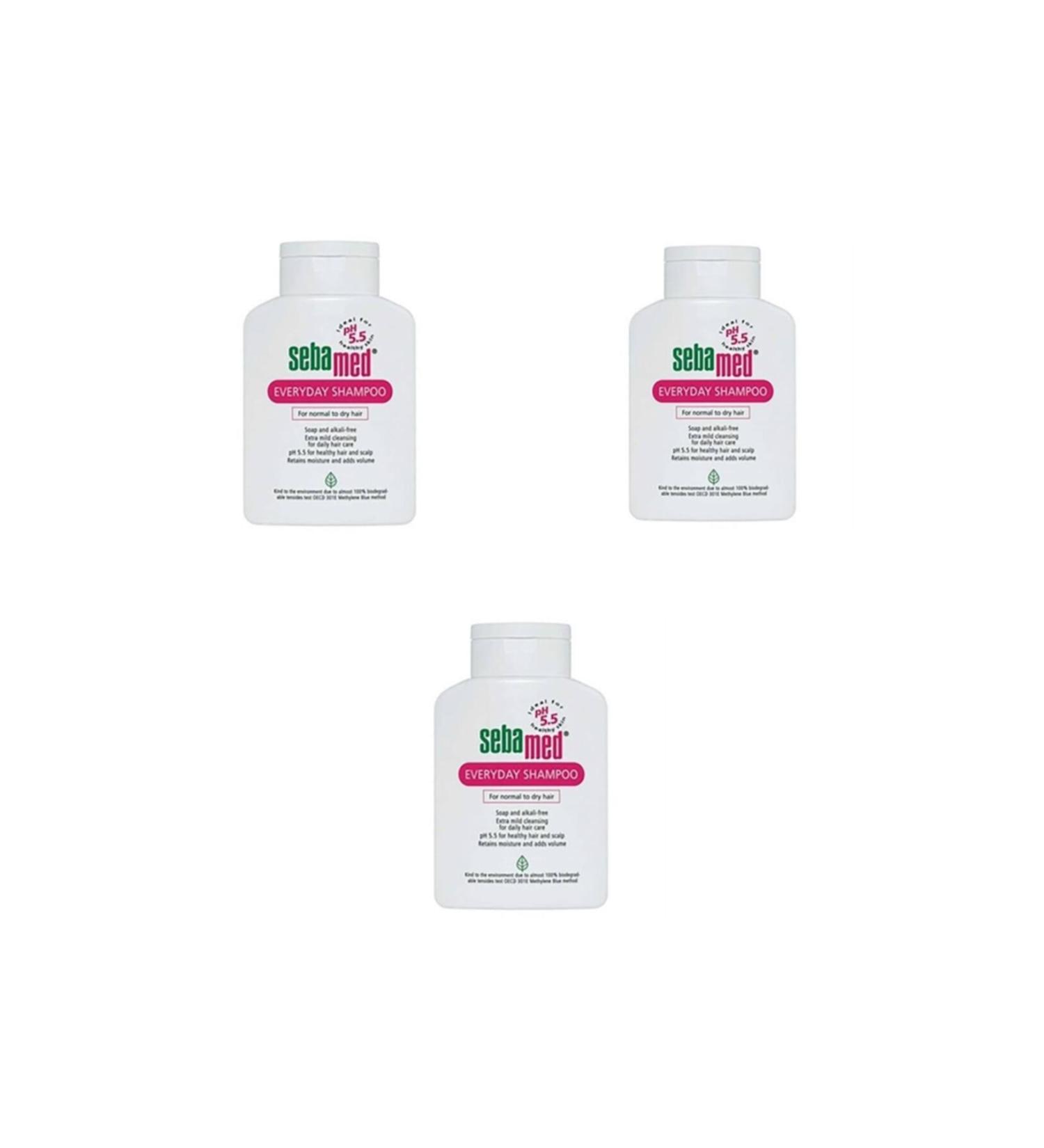 Sebamed Daily Use Shampoo 200 ml 3 Pieces