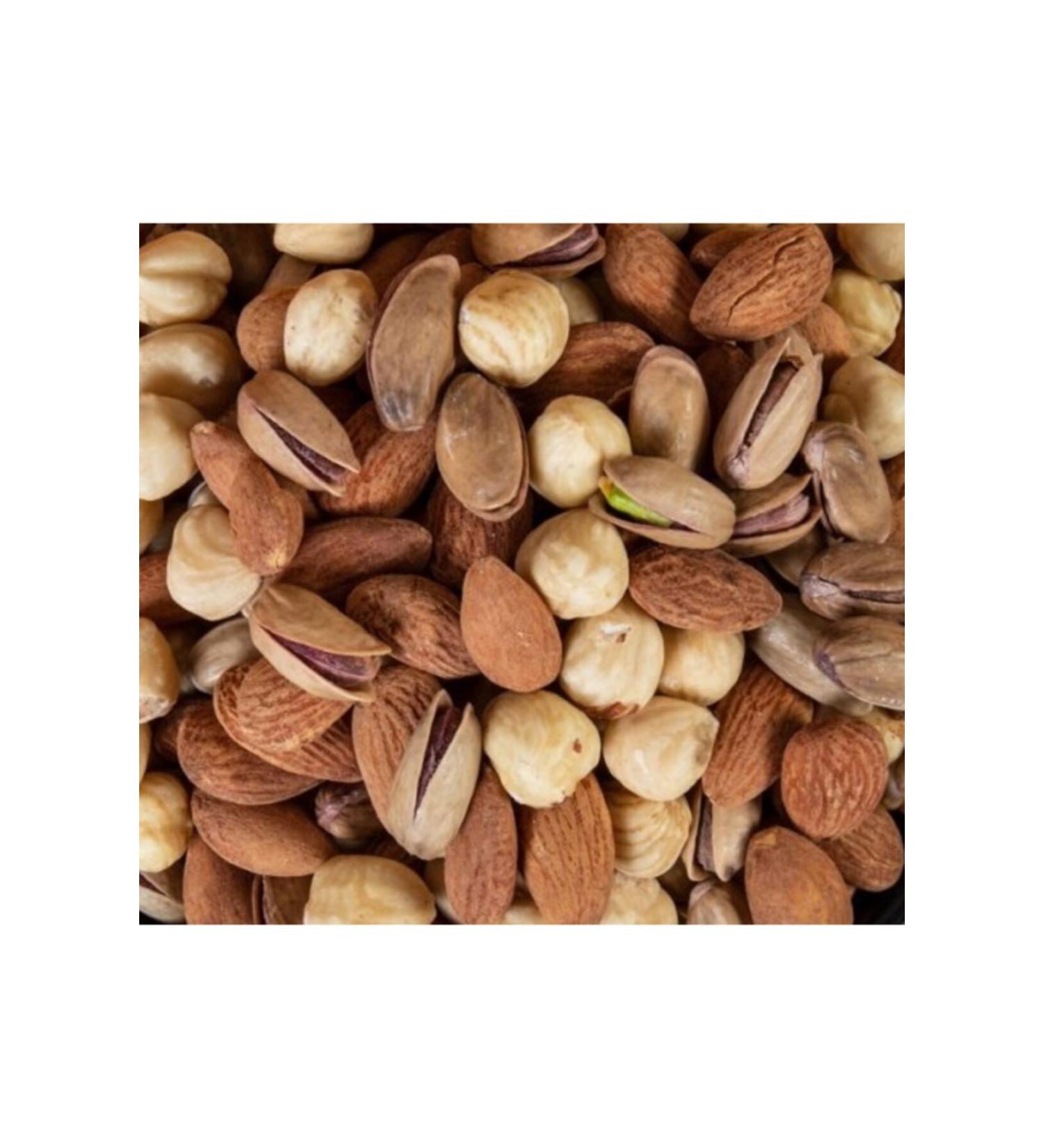 Mediterranean Regional Mixed Nuts Almonds Hazelnuts and Pistachios 1kg