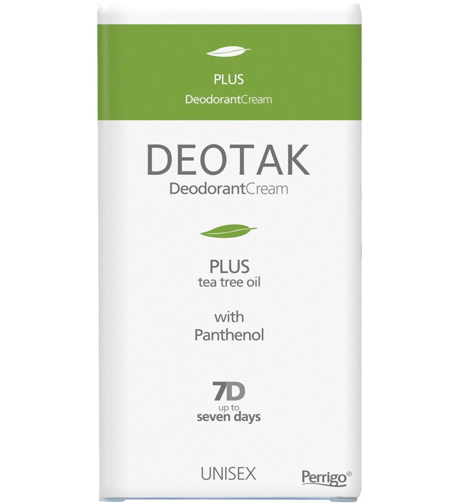 Deotak Unisex Cream Deodorant Plus 35ml