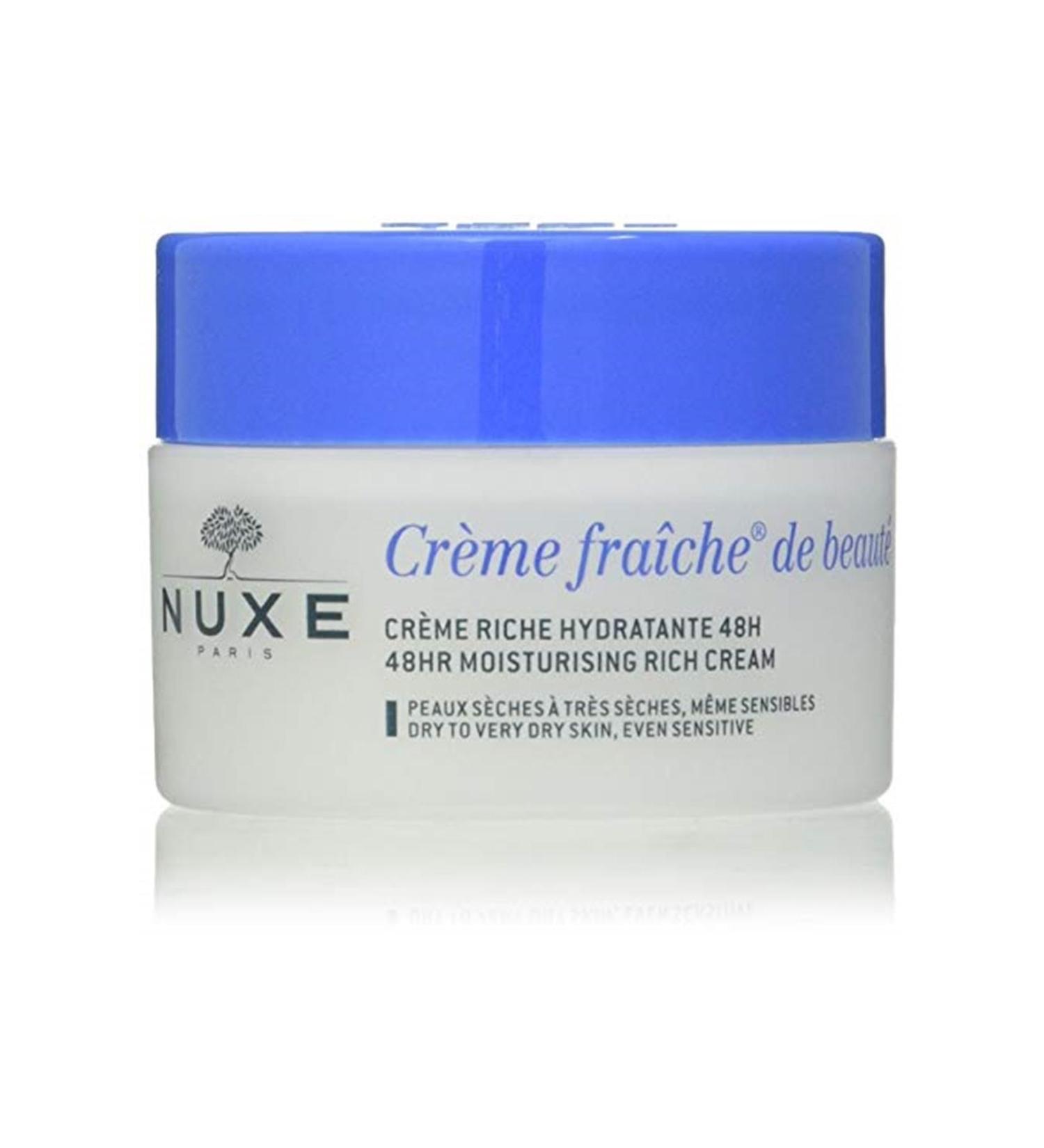 Nuxe Creme Fraiche De Beaute 48h Rich Cream 50ml - Moisturizing Intensive Care Cream 1 Pa