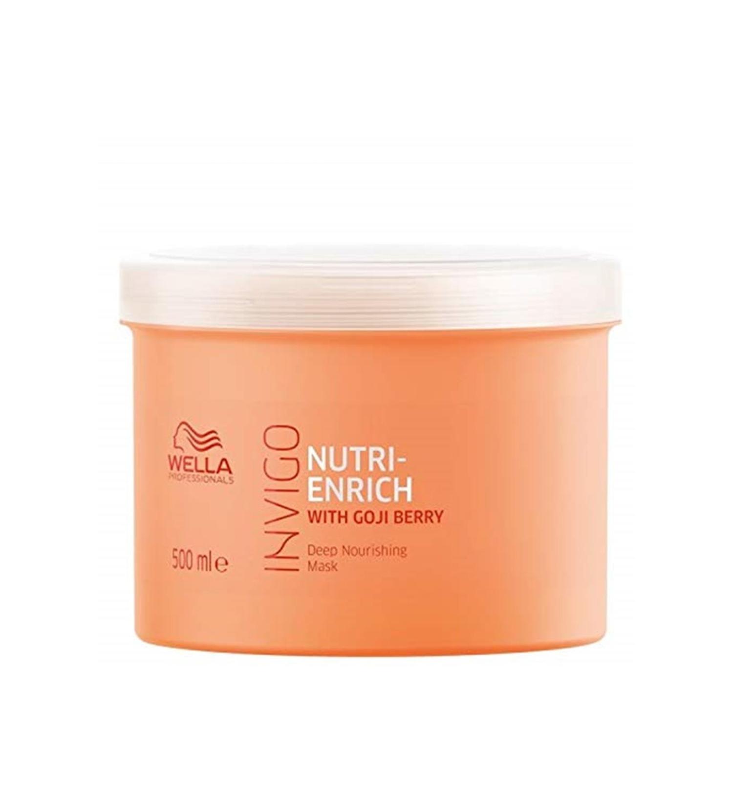 wella Professionals Invigo Nutri Enrich - Deep Moisturizing Hair Mask for Dry and Damaged Hair 500 ml