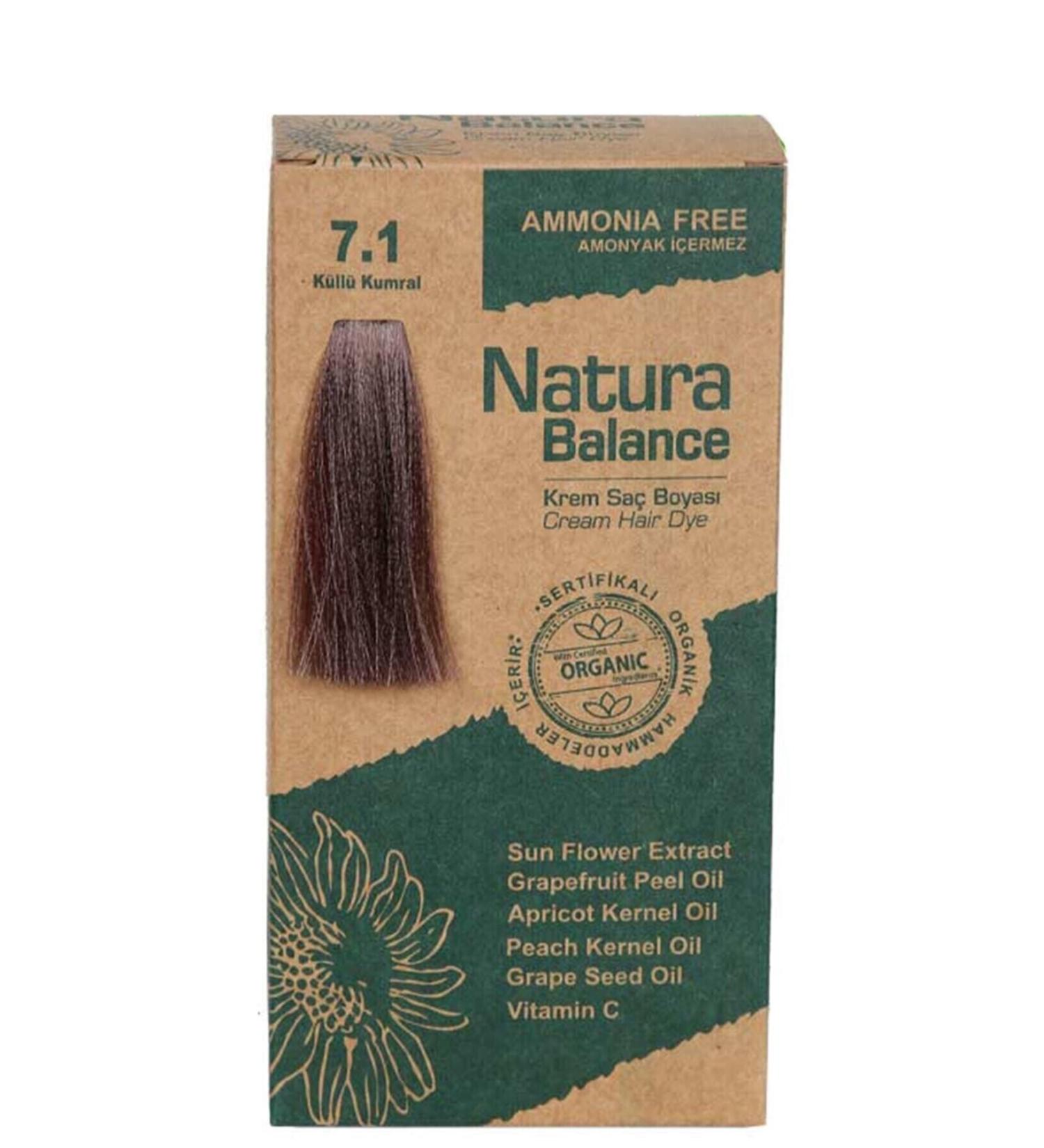 Aktar K r smail Natura Balance Hair Dye - Organic Certified Ash Blonde