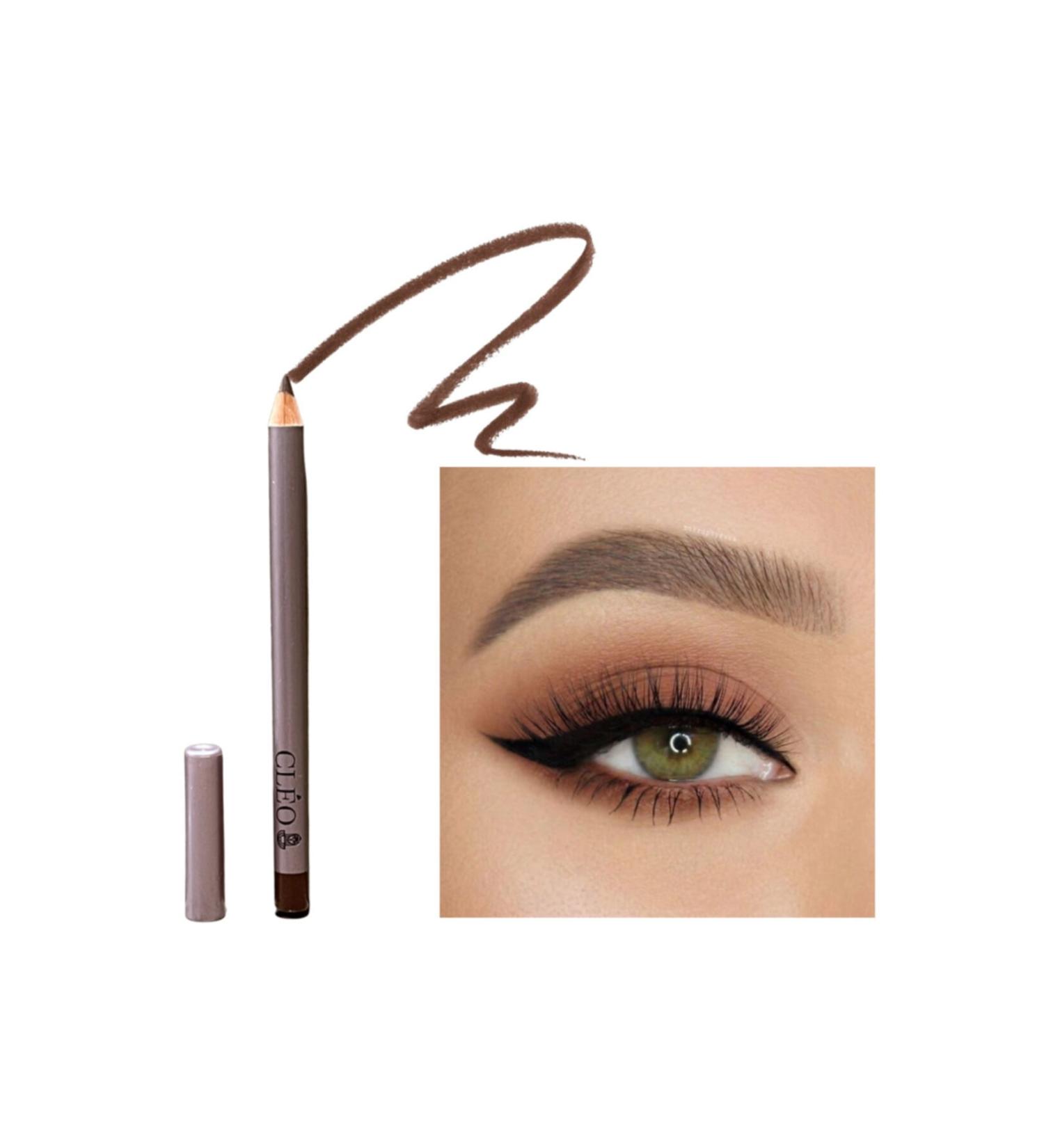 Cleo Cosmetics Waterproof Eyeliner Pencil Teddy Caramel - (Sparkling Brown)