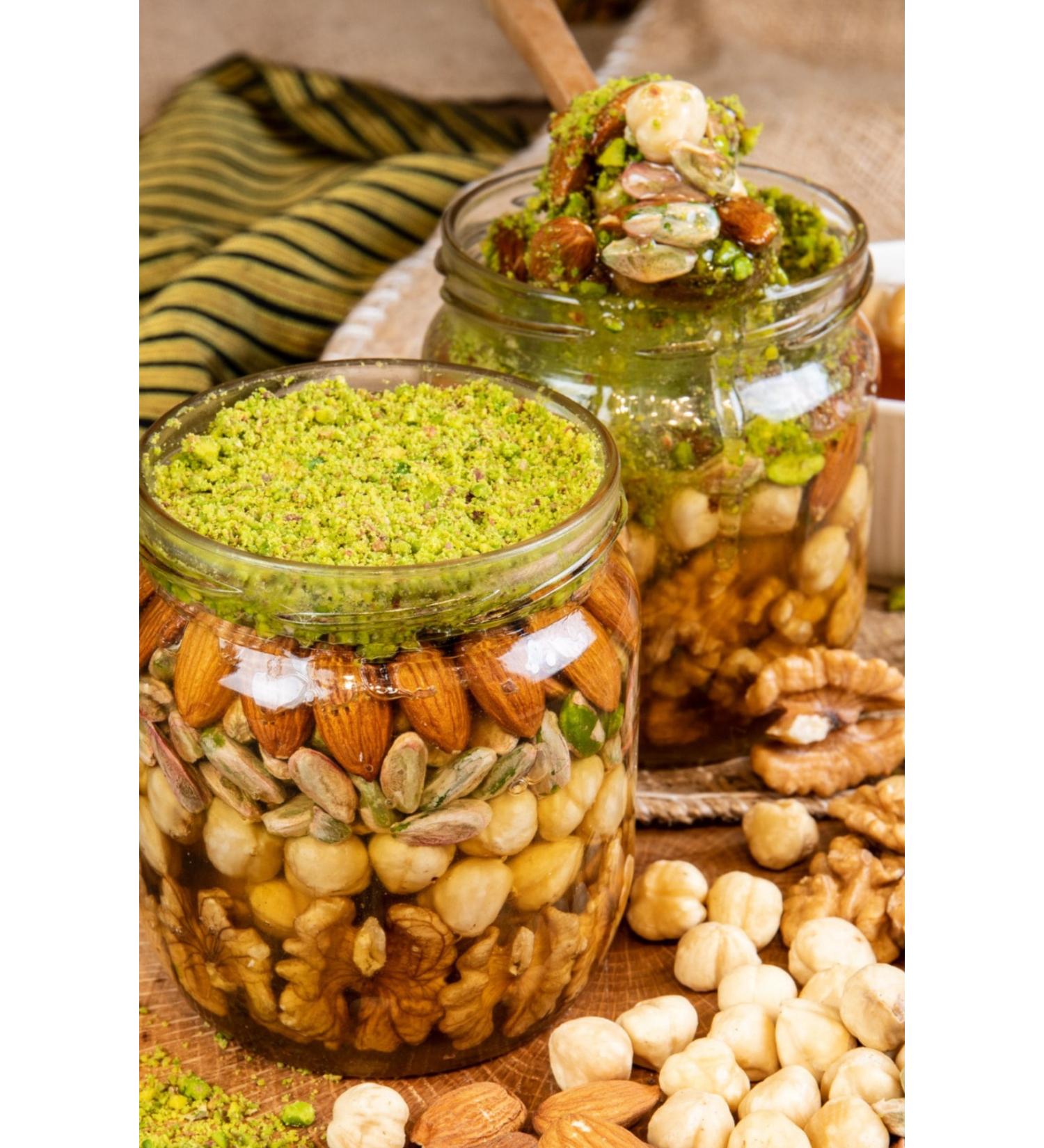 NEF SSO ANTEP STYLE Honey Dried Nuts - 500 gr - Buy Online on GoSupps.com