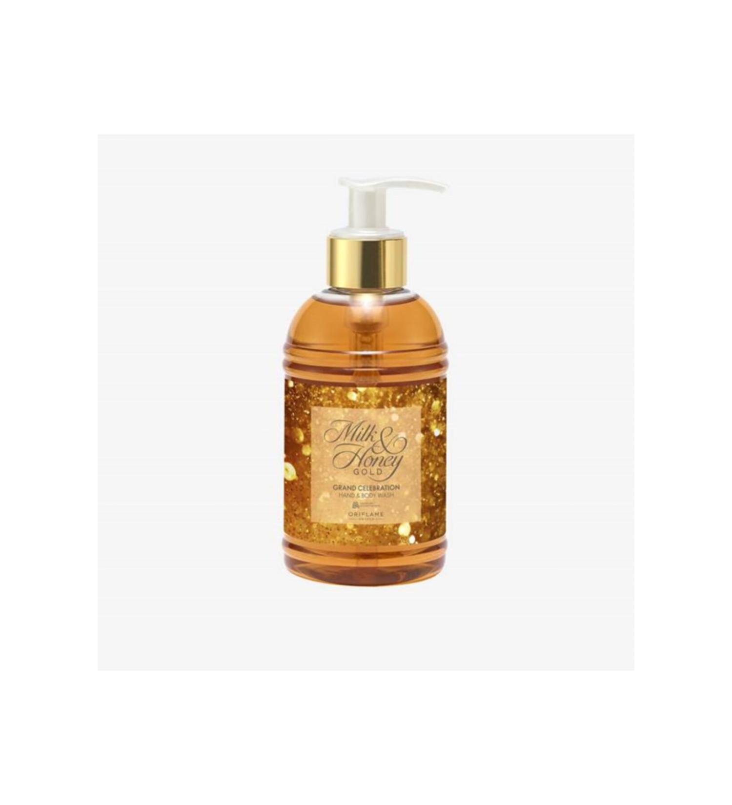 Oriflame Milk Honey Gold Grand Celebration Hand and Body Wash Gel 300 Ml - Buy Online on GoSupps.com