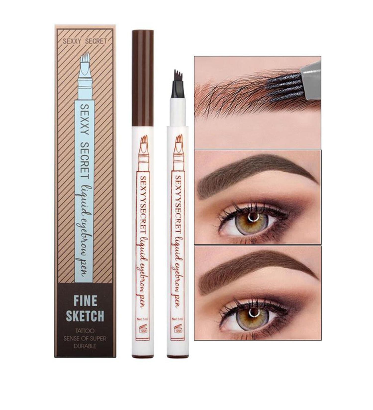 Fine Sketch Permanent Eyebrow Pencil - Permanent Makeup - Waterproof Chestnut - Buy Online on GoSupps.com