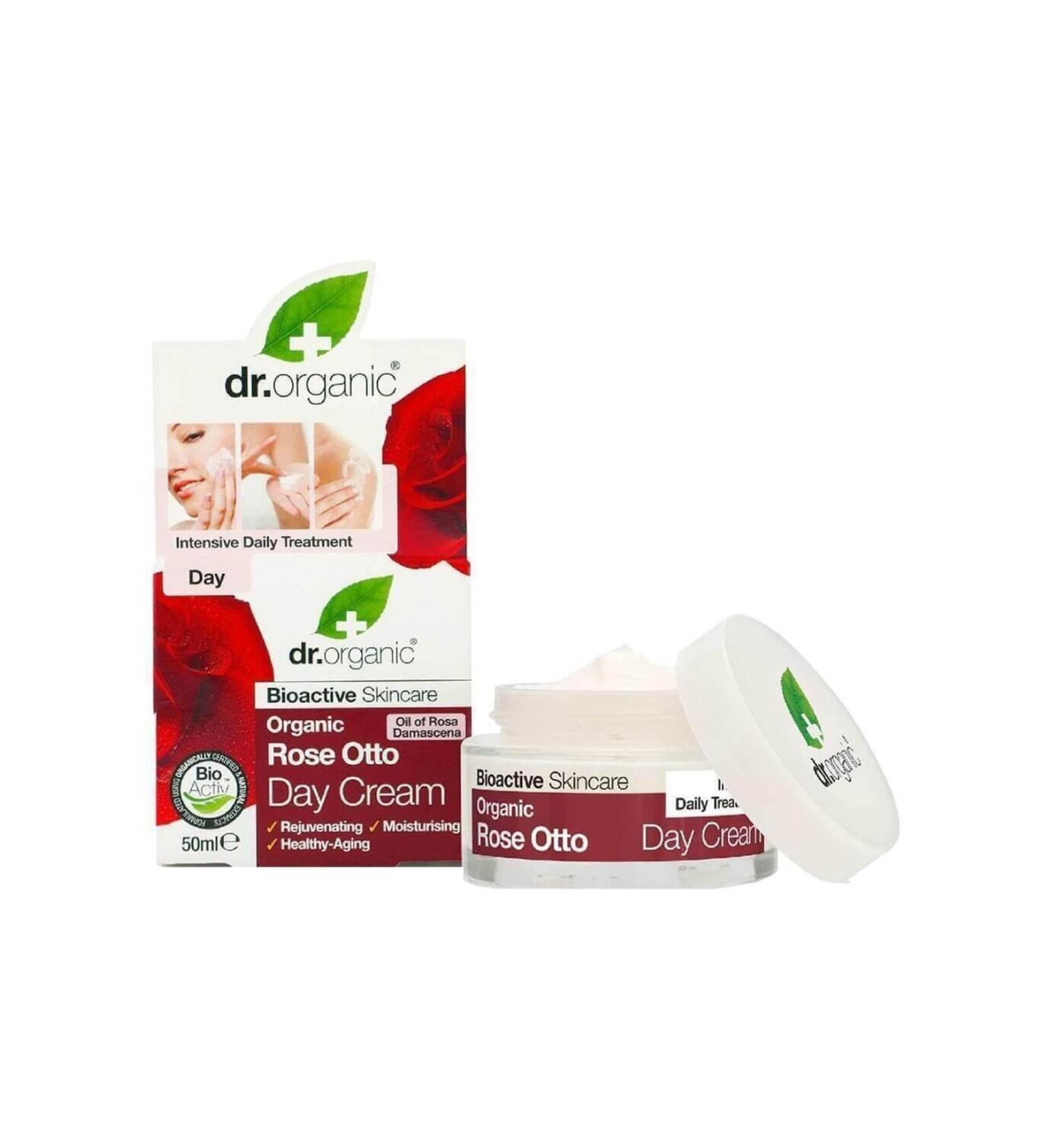 Dr. Organic Rose Cream Anti-Wrinkle Day Cream 50 Ml Vegan