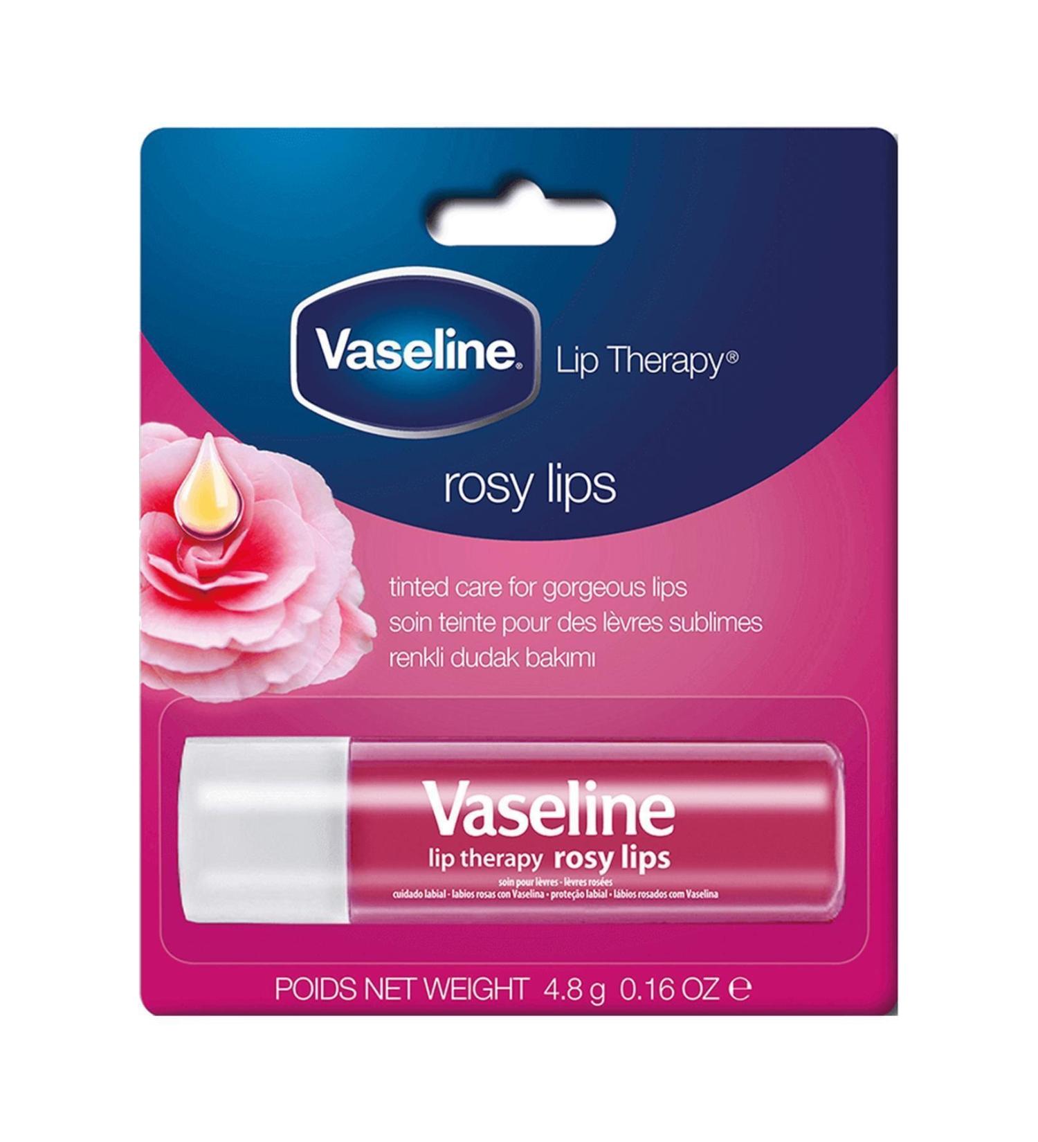Vaseline Brand: Lip Balm Rosy 4.8 Gr Category: Lip Gloss - Buy Online on GoSupps.com