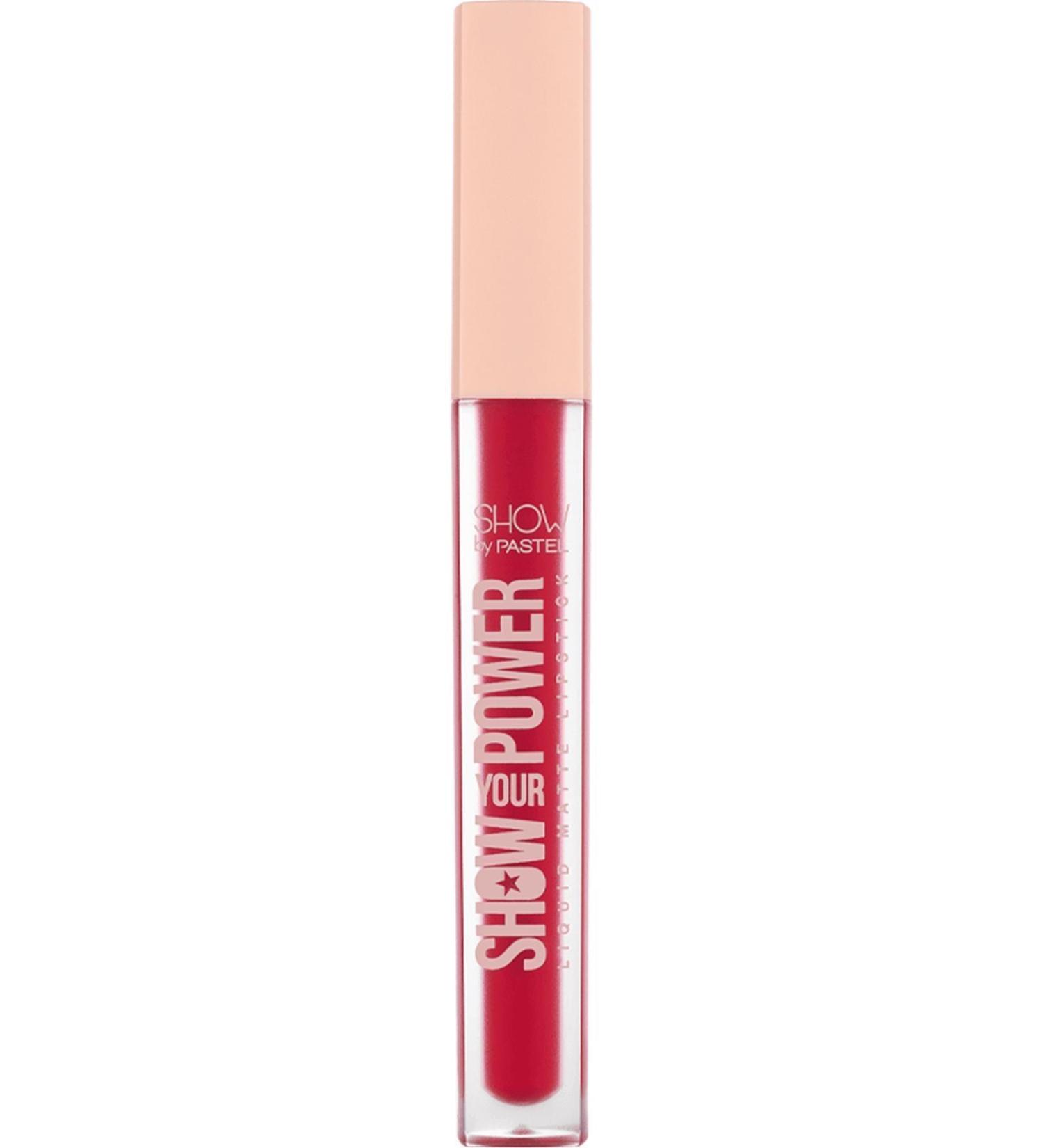 Show by Pastel Brand: Show Your Power Liquid Lipstick No: 607 Category: Lip Gloss