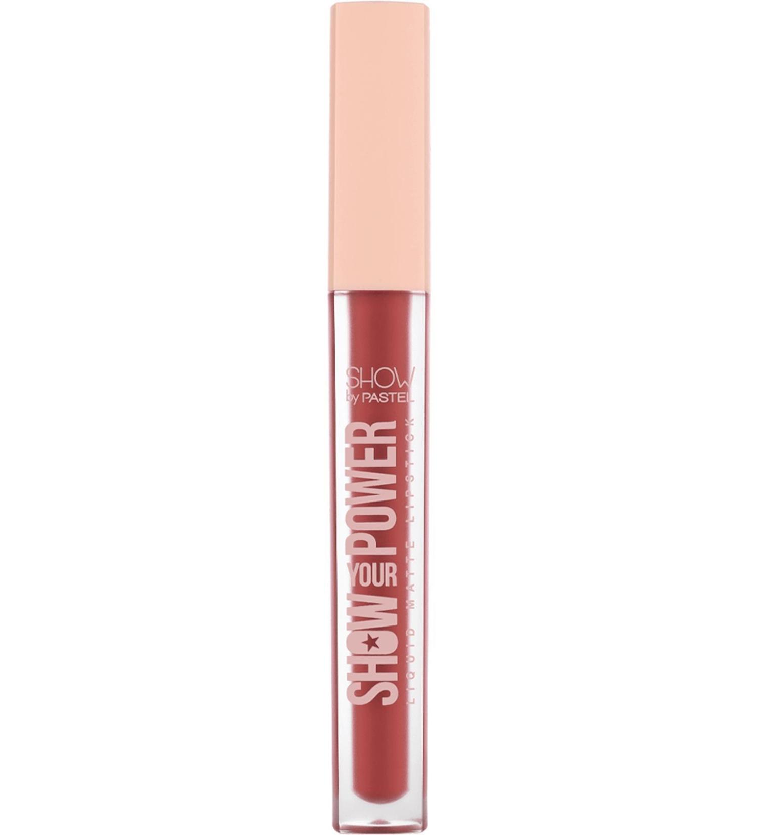 Show by Pastel Brand: Show Your Power Liquid Lipstick No: 604 Category: Lip Gloss
