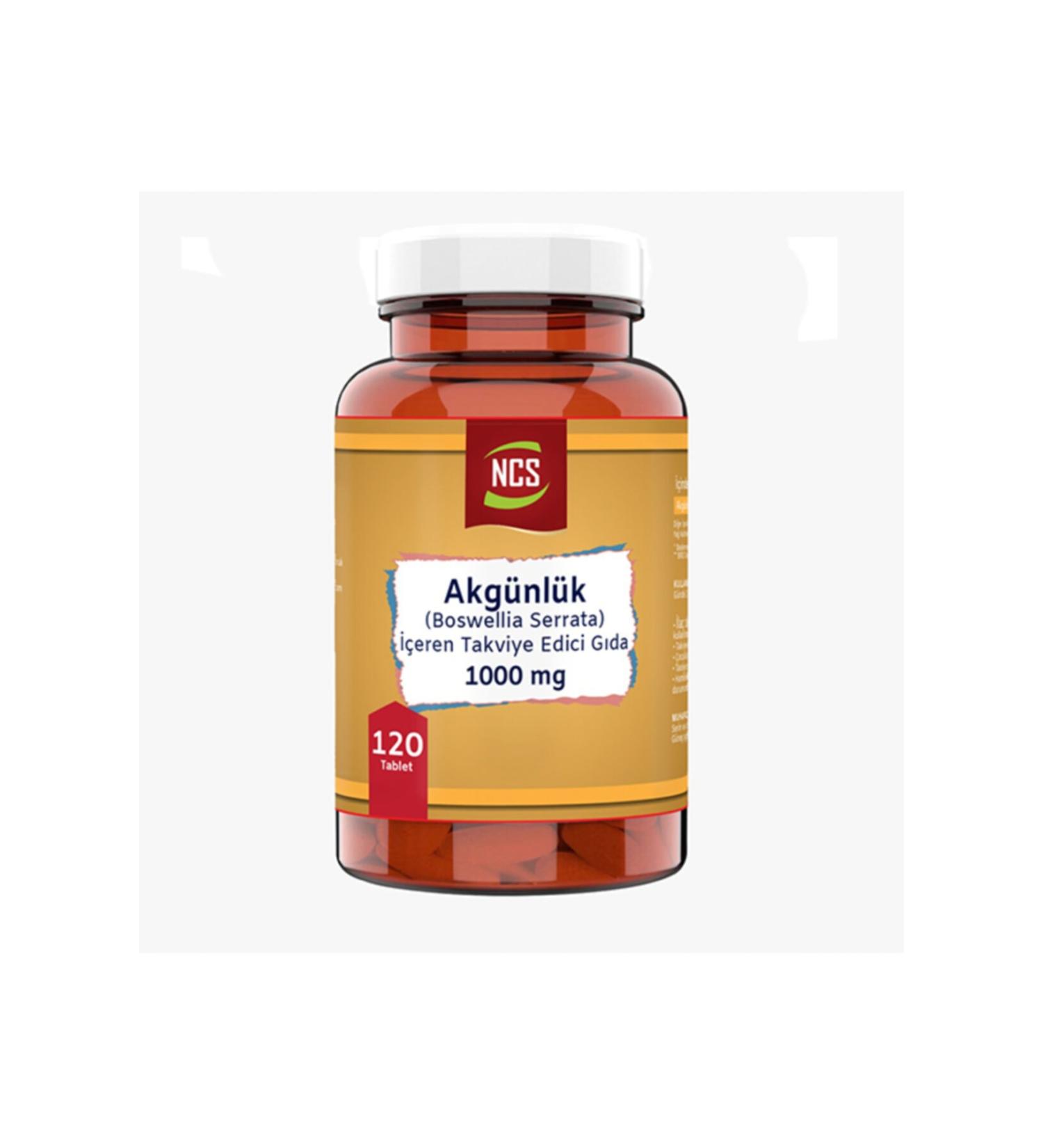 Ncs Boswellia Serrata Akg nl k 1000 mg 120 Tablets