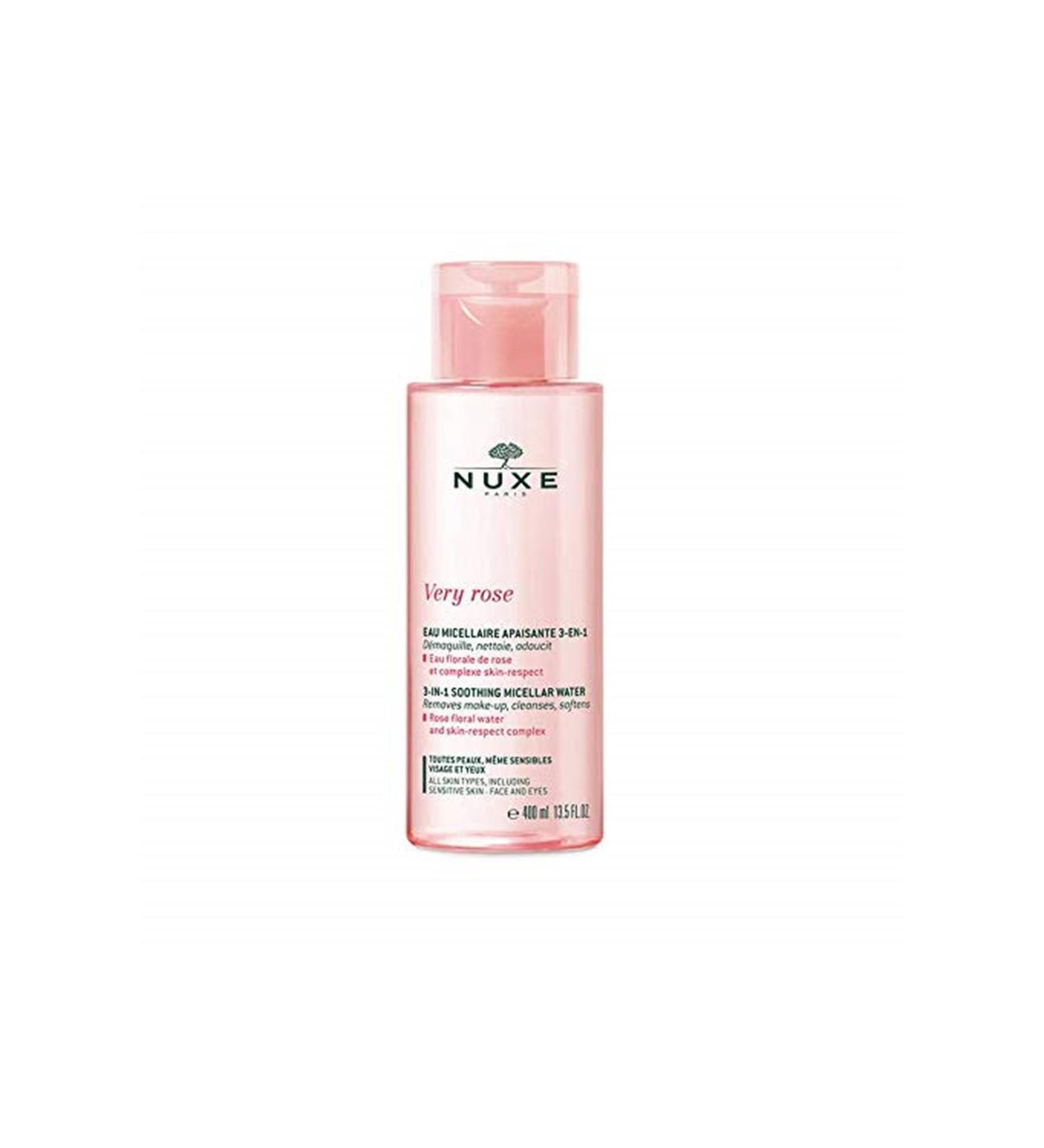 Nuxe Very Rose 3 In 1 Cleansing Water 400ml 1 Pack