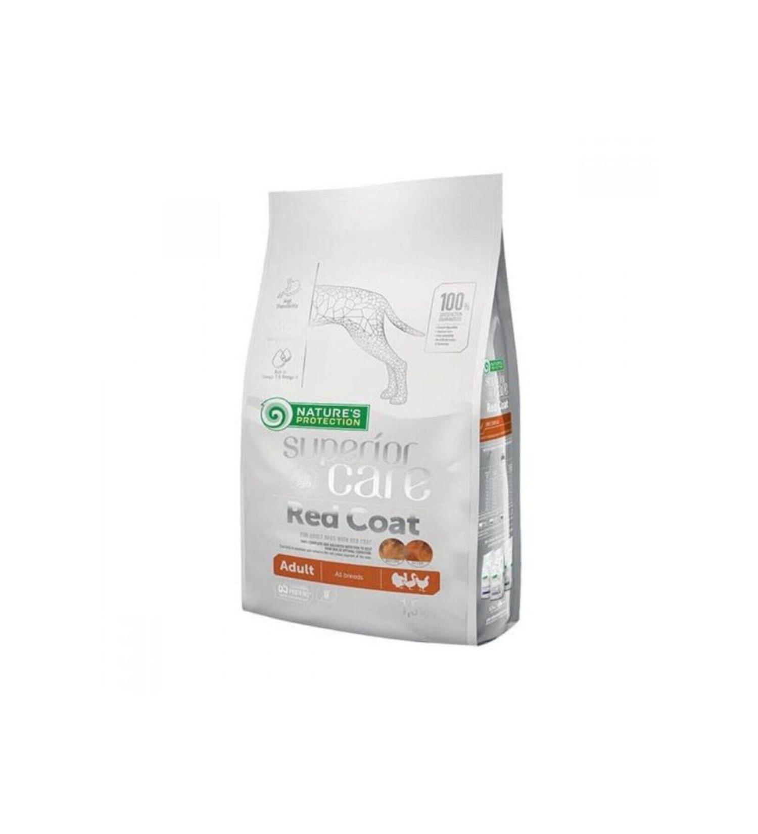 Nature's Protection Red Coat Poultry Adult Dog Food 1.5kg