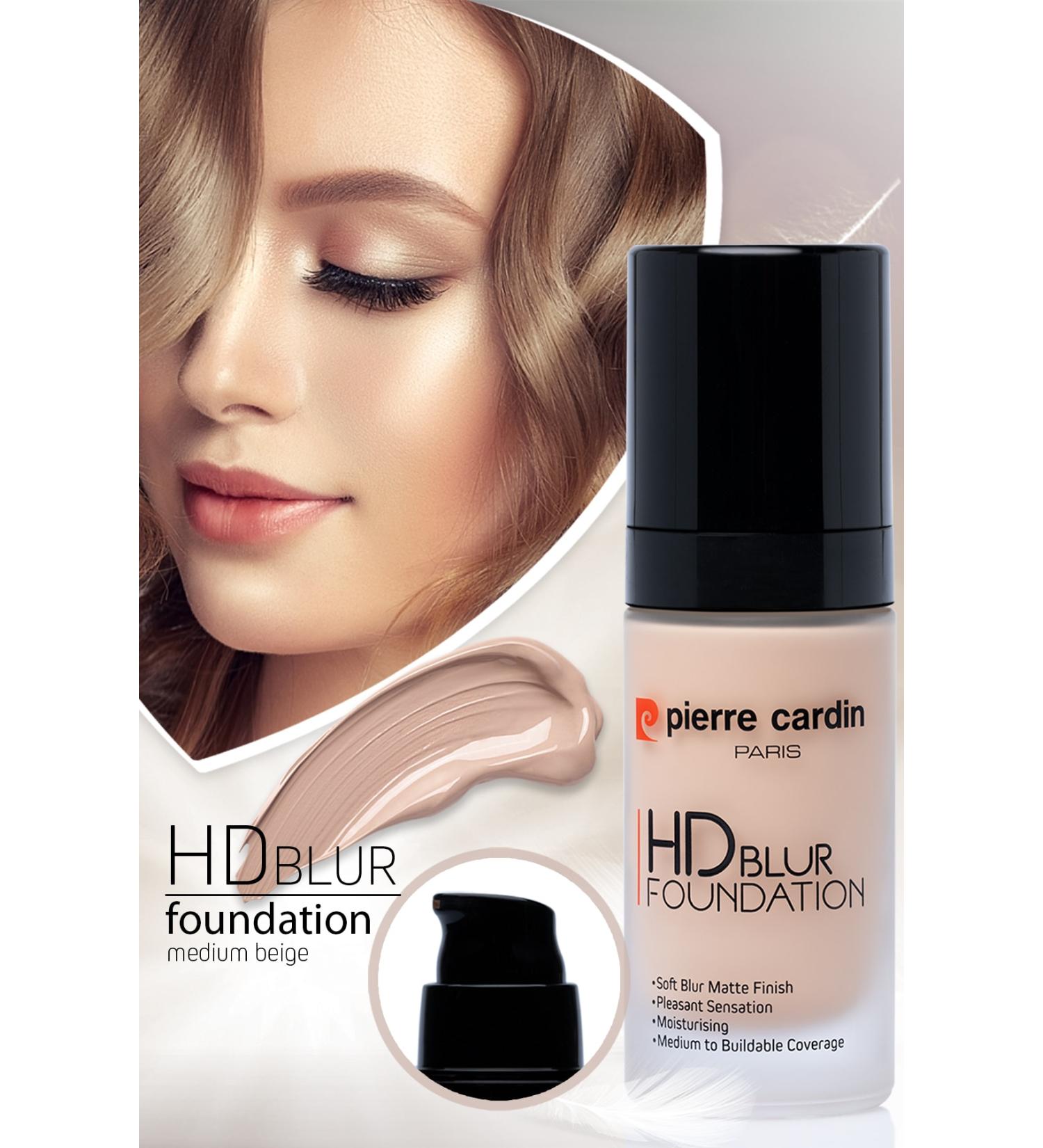 Pierre Cardin HD Blur Smooth Appearance Matte Foundation Medium Beige - 30 Ml - Buy Online on GoSupps.com