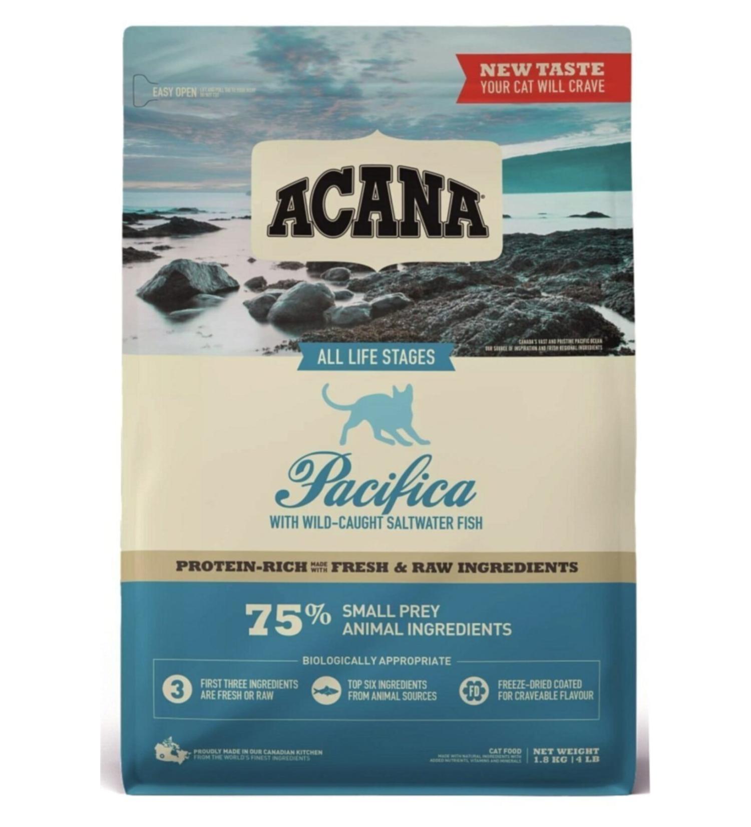 Acana Pacifica Cat Fish Grain Free Cat Food 1.8 Kg