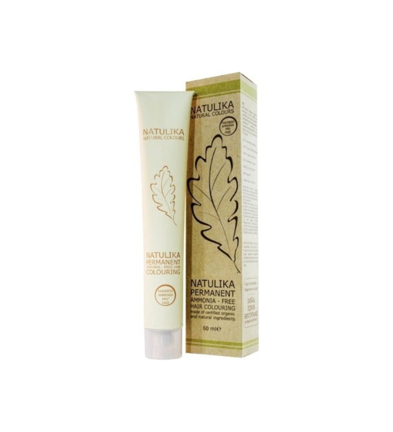 Natulika (seven Pigment) Organic Hair Dye 7.56 Tropical Reddish Blonde 60 Ml