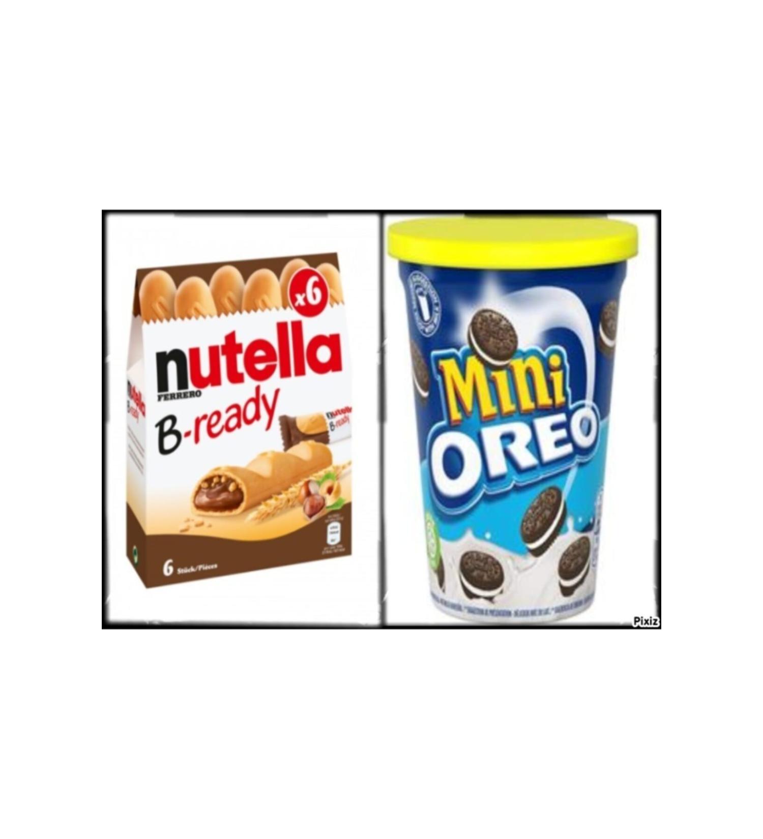 GMG MARKET Nutella B-ready T6 132g -oreo Mini Cup Biscuit 115 Gr