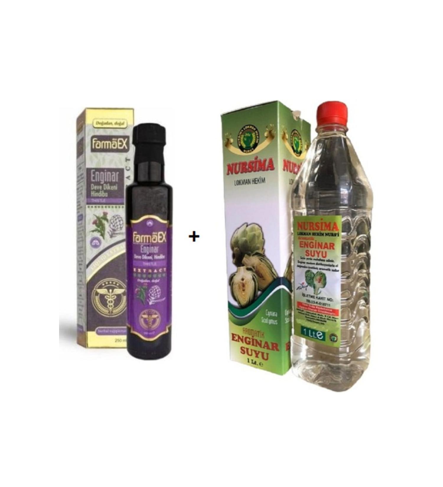 myfarmaex My Farmaex Artichoke Thistle Extract 250 Ml + Artichoke Juice 1lt 2li Advantageous Set