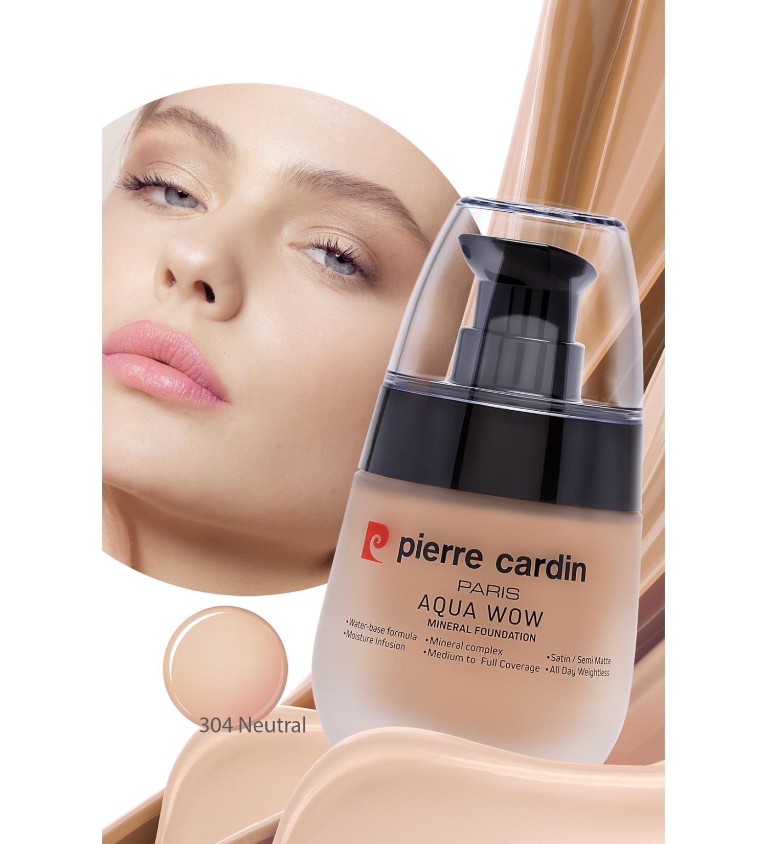 Pierre Cardin Aqua Wow Mineral Water Based Foundation Light Skin With Neutral