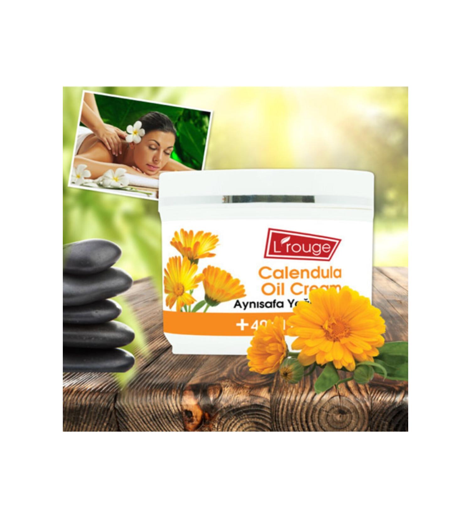 L'ROUGE Calendula Oil Cream