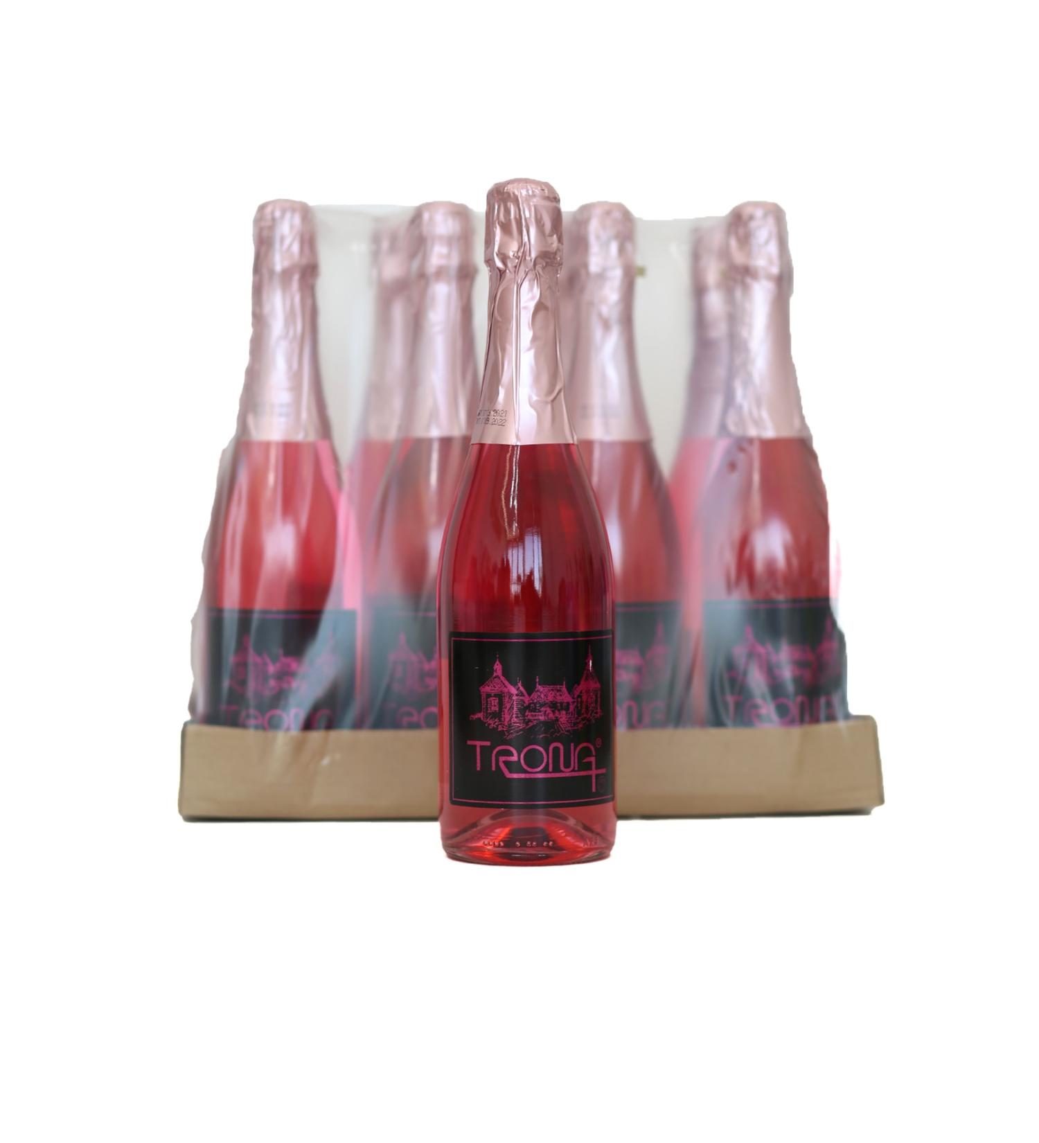 TRONA Strawberry Non-Alcoholic Drink 75 Cl*12 Pieces