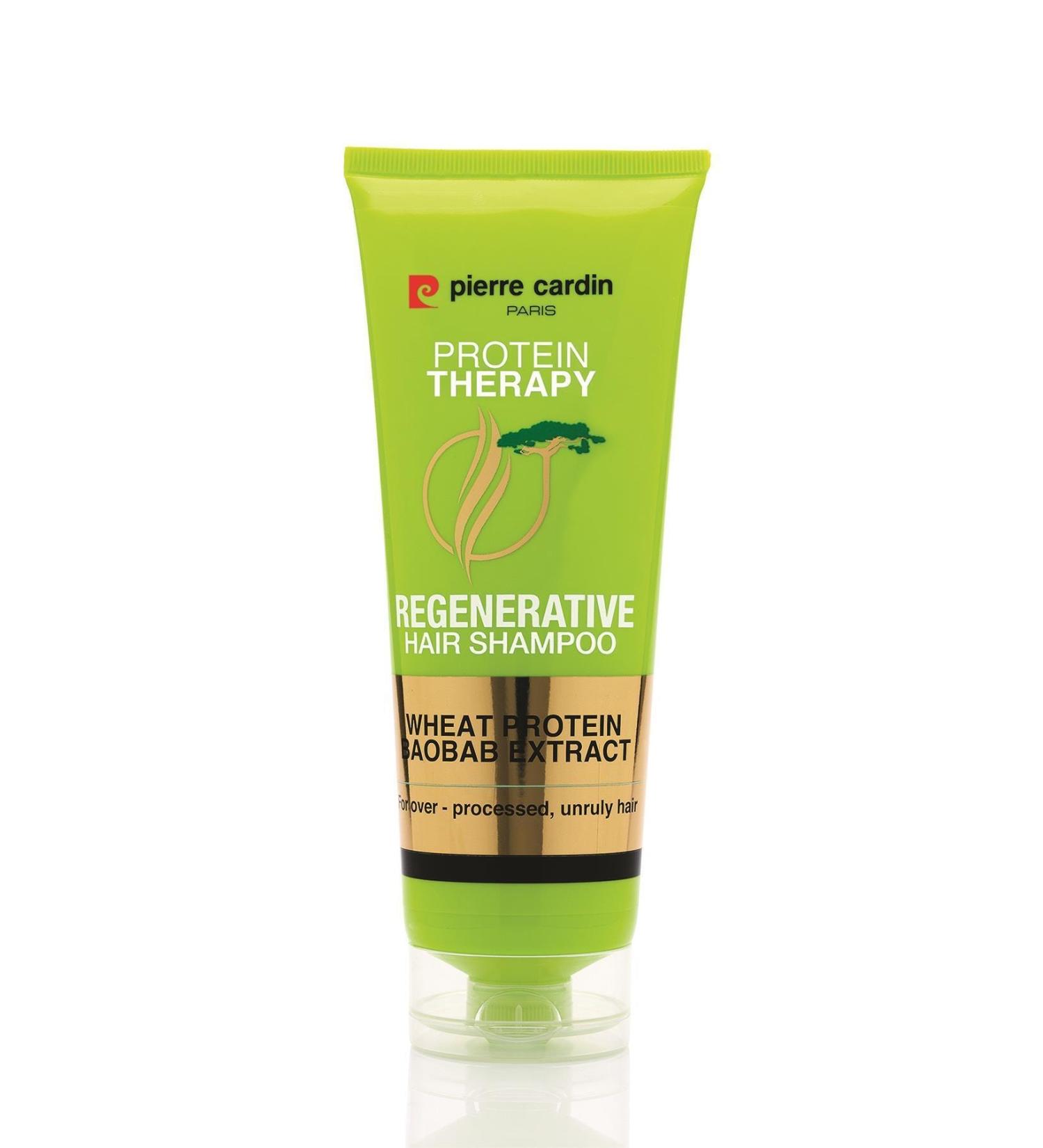 Pierre Cardin Protein Therapy Baobab Extract Wheat Protein Revitalizing Hair Care Shampoo 250 ml - Buy Online on GoSupps.com