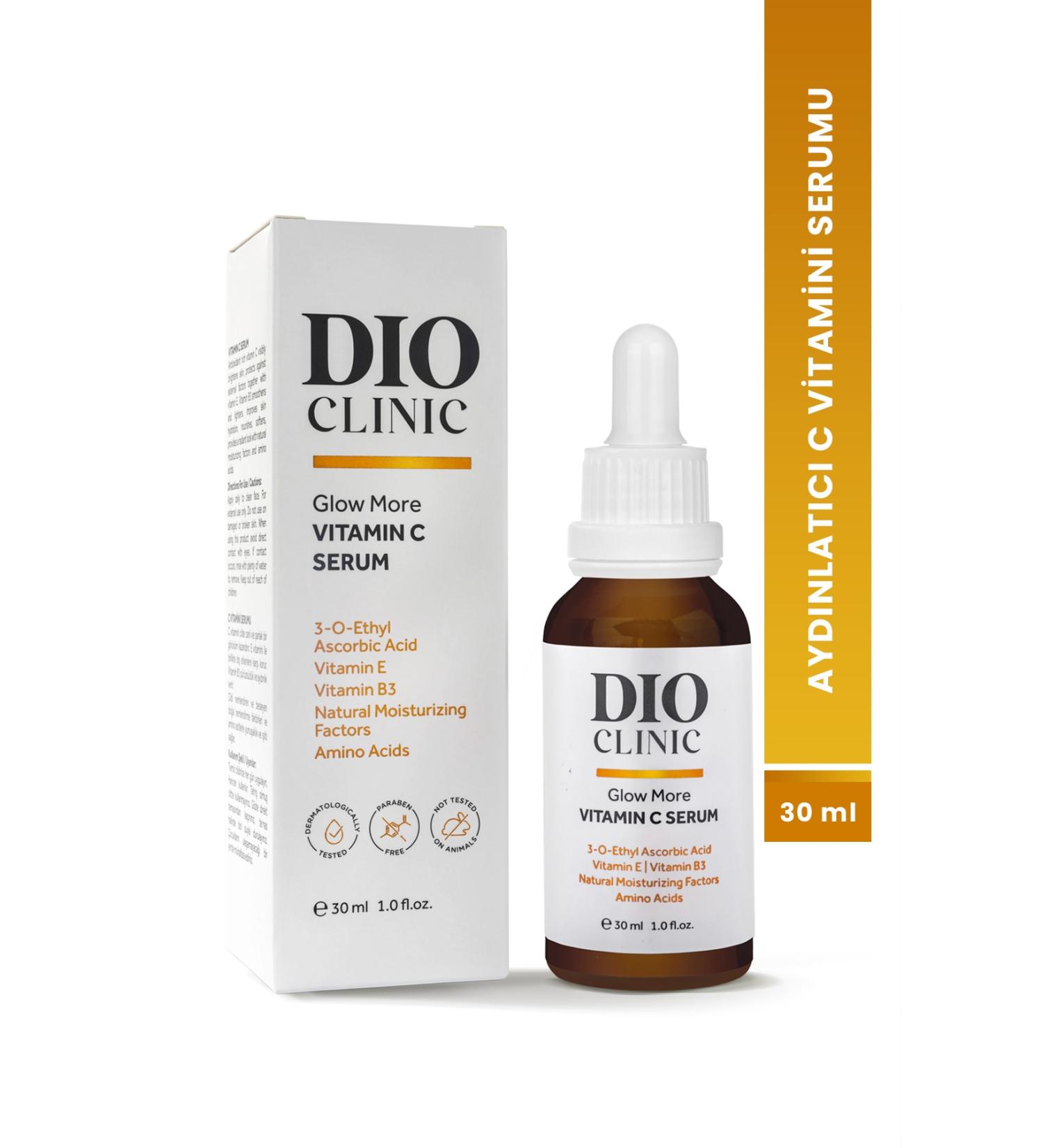 Dio Clinic Glow More Vitamin C Serum Brightening Vitamin C Serum 30 Ml
