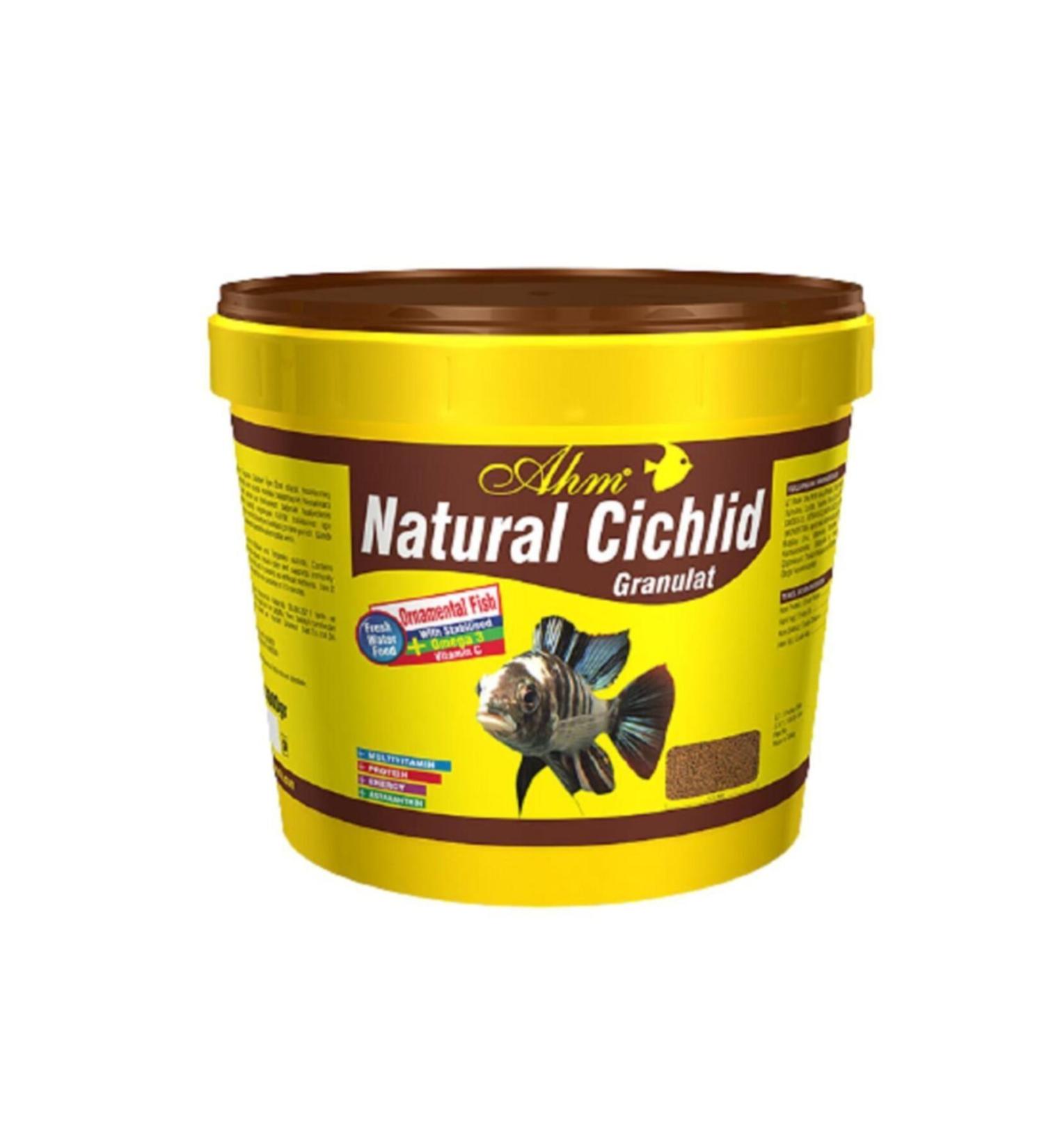 Natural Cichlid Granulate Fish Food 3 Kg Bucket