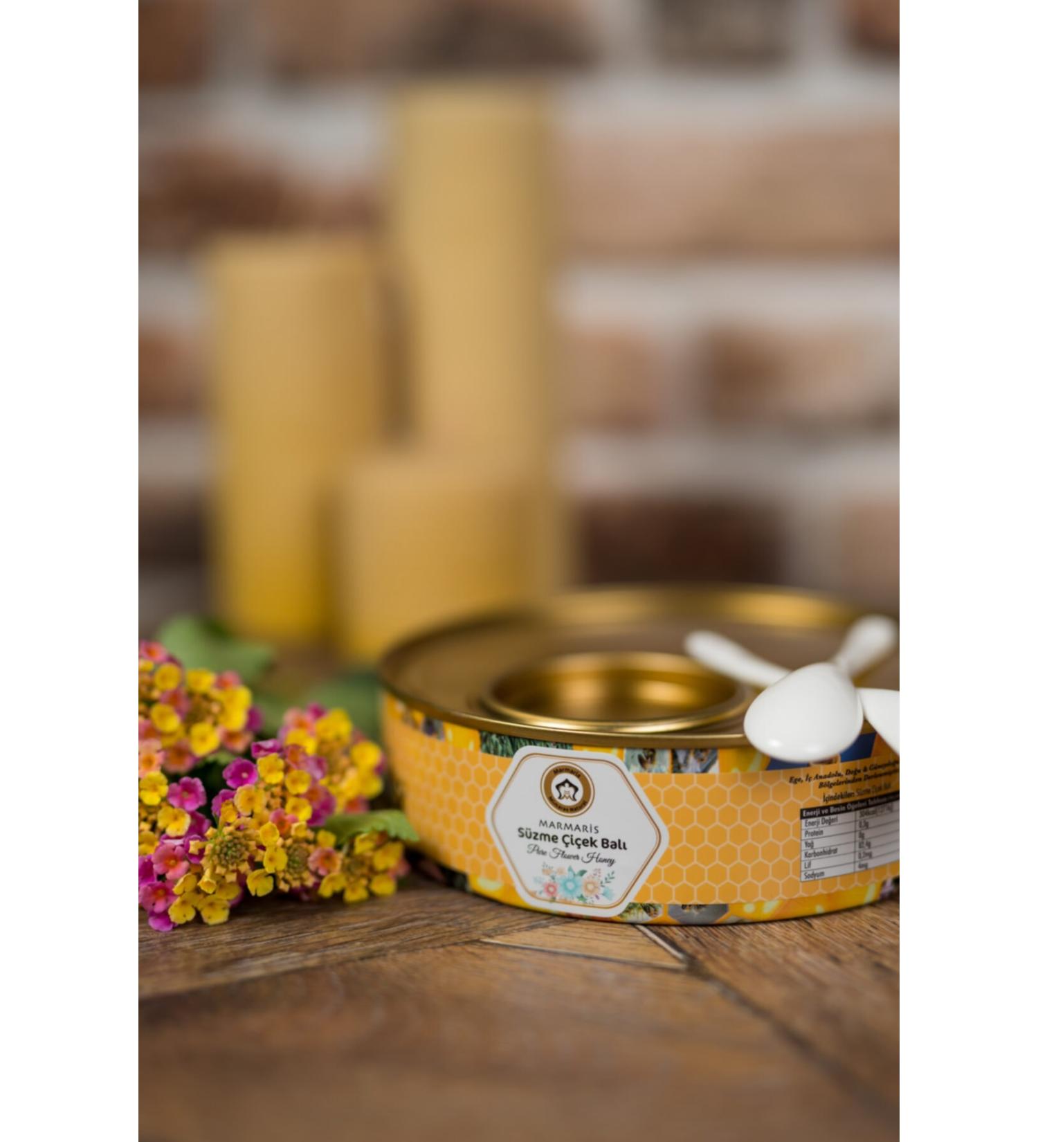 Marmaris Mimaras Natural Flower Honey Mimaras Natural High Altitude Plateau Flower Honey Tin 850 gr