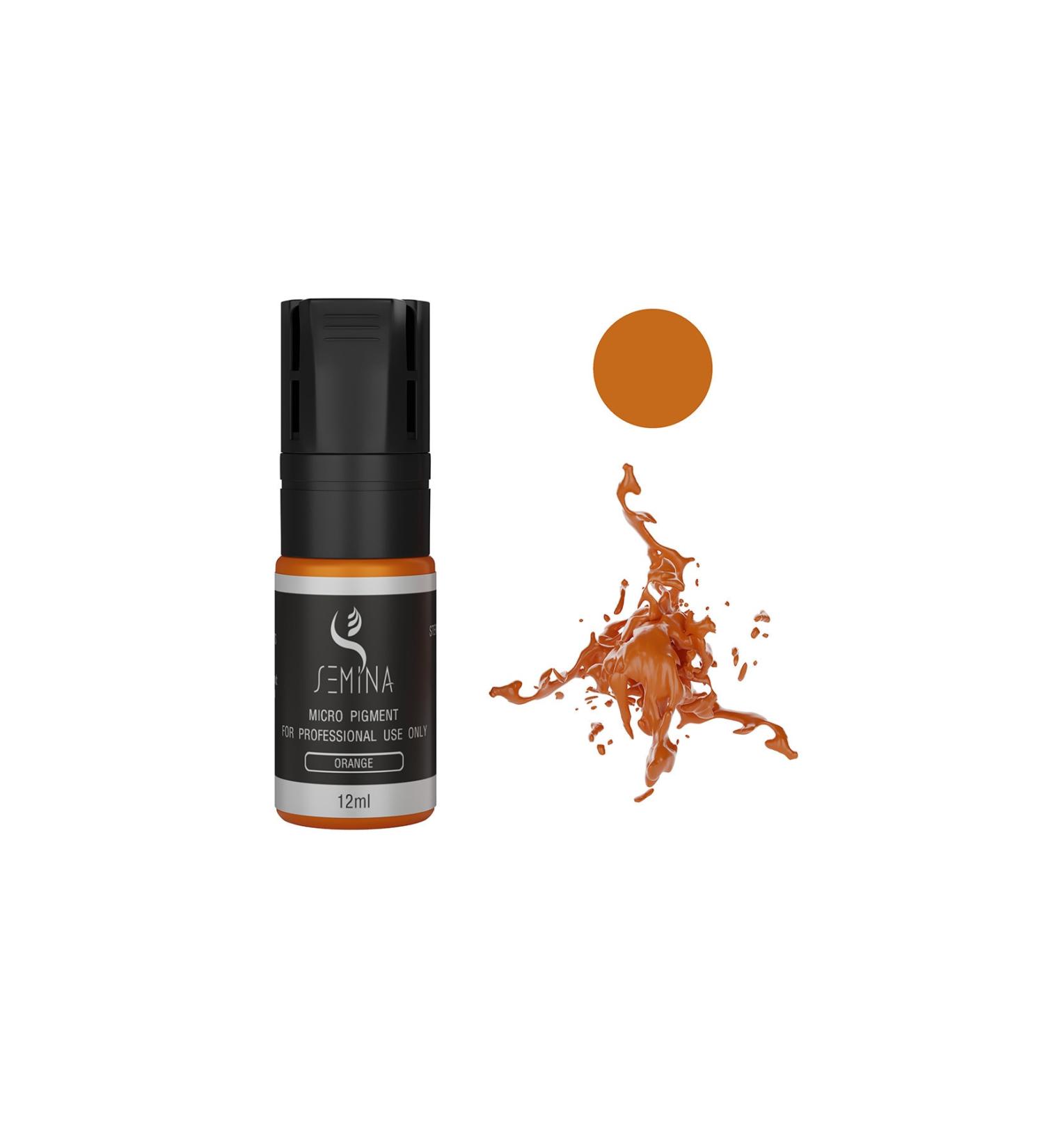 Semina Permanent Permanent Makeup Dye - Micro Pigment Orange 12ml