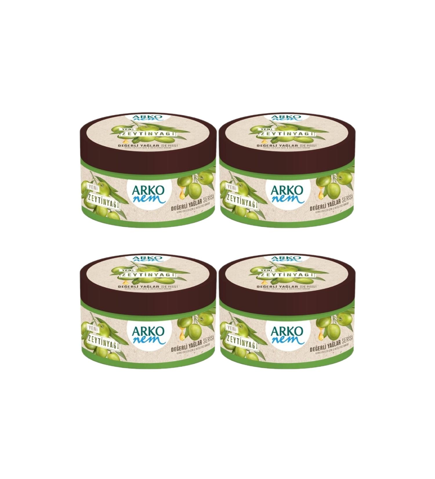 Arko Nem Cream Precious Oils Olive Oil 250 Ml Set of 4