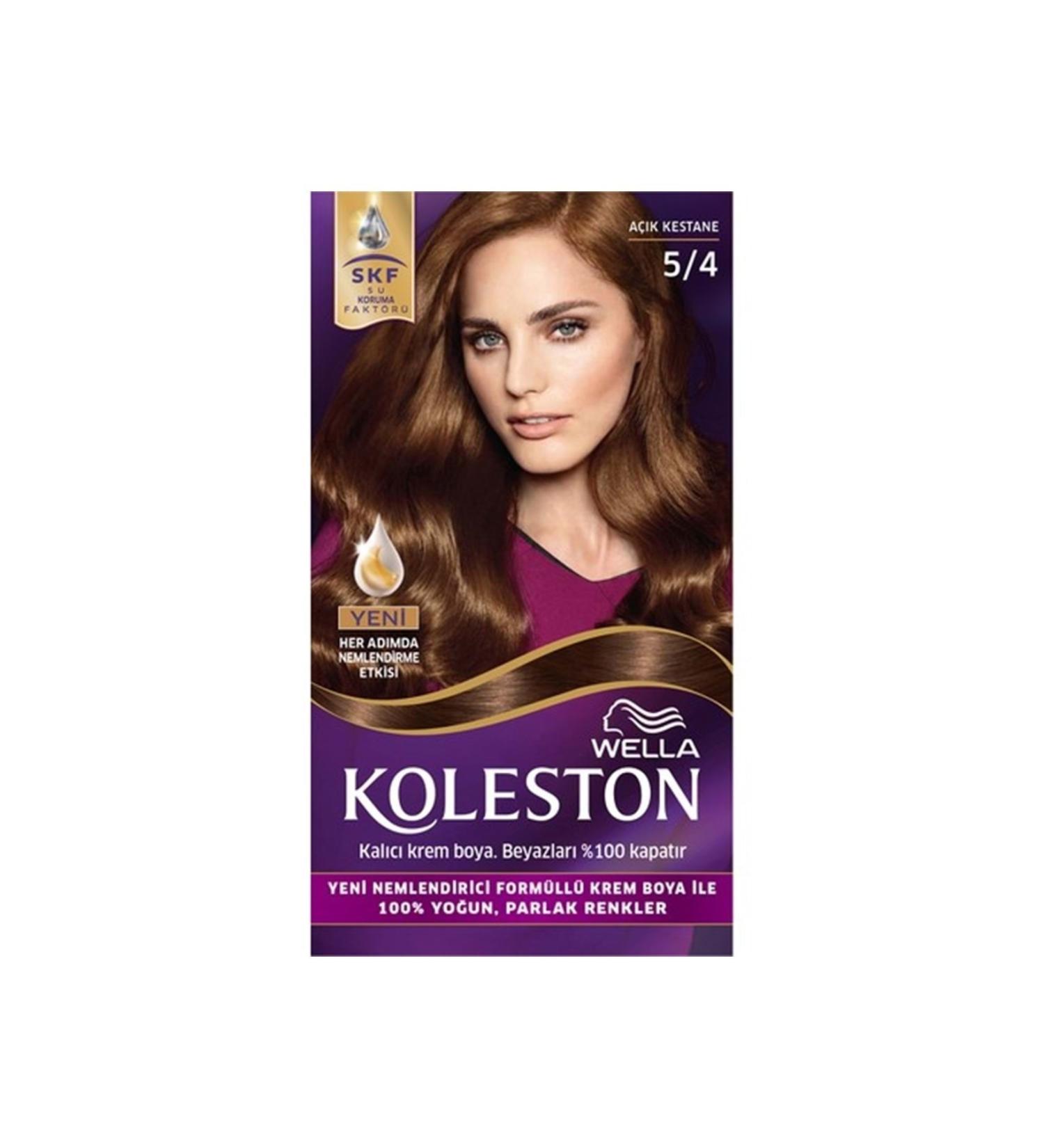 Wella Hair Dye Light Chestnut 5/4