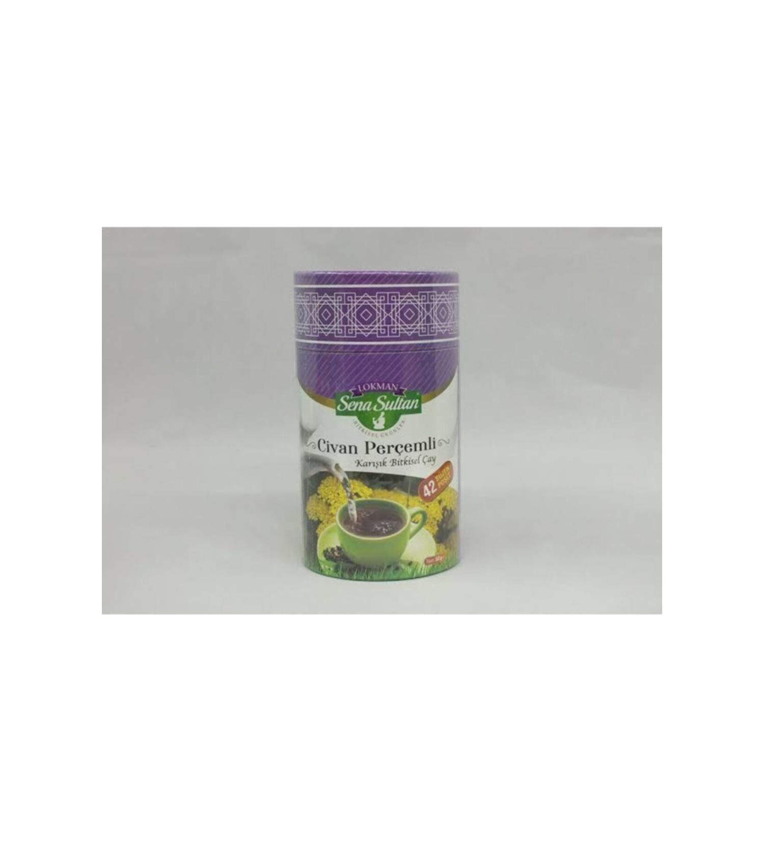 Lokman Sena Sultan Yarrow Mixed Herbal Tea 42 Filter Bags 65 Gr