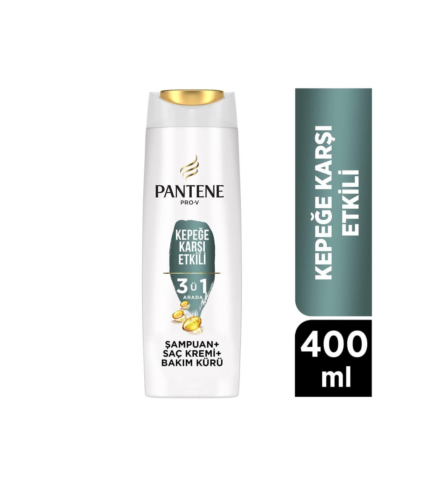 Pantene Anti-Dandruff Shampoo 3 in 1 400 Ml - Buy Online on GoSupps.com