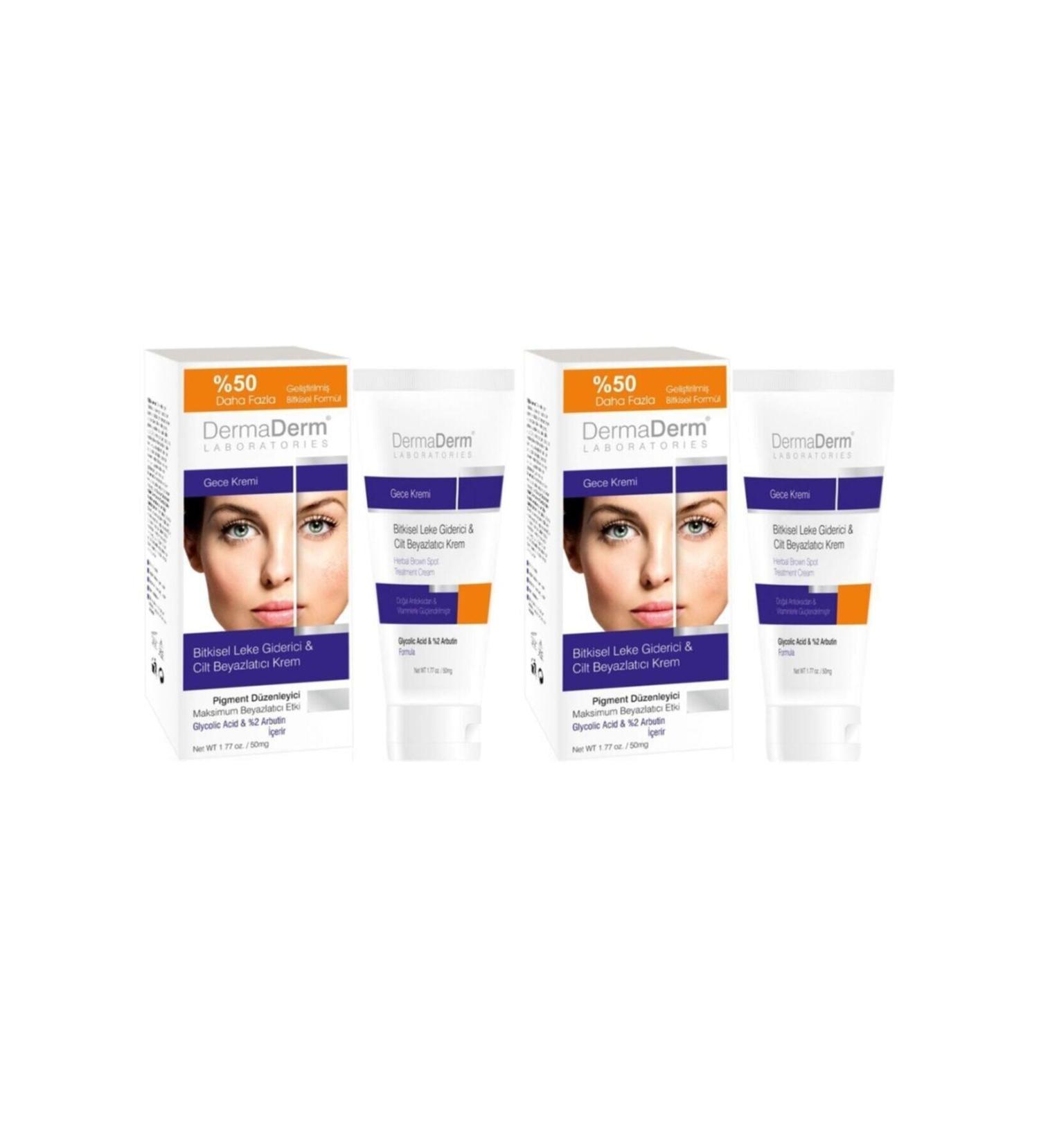 DermaDerm Night Cream 100 Gr Pack of 2