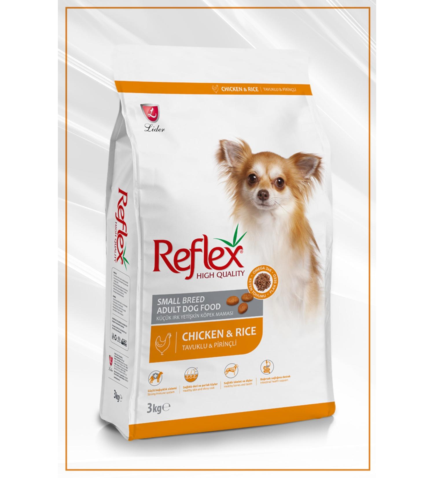 Reflex Chicken & Rice Small Breed Adult Dog Food 3 Kg