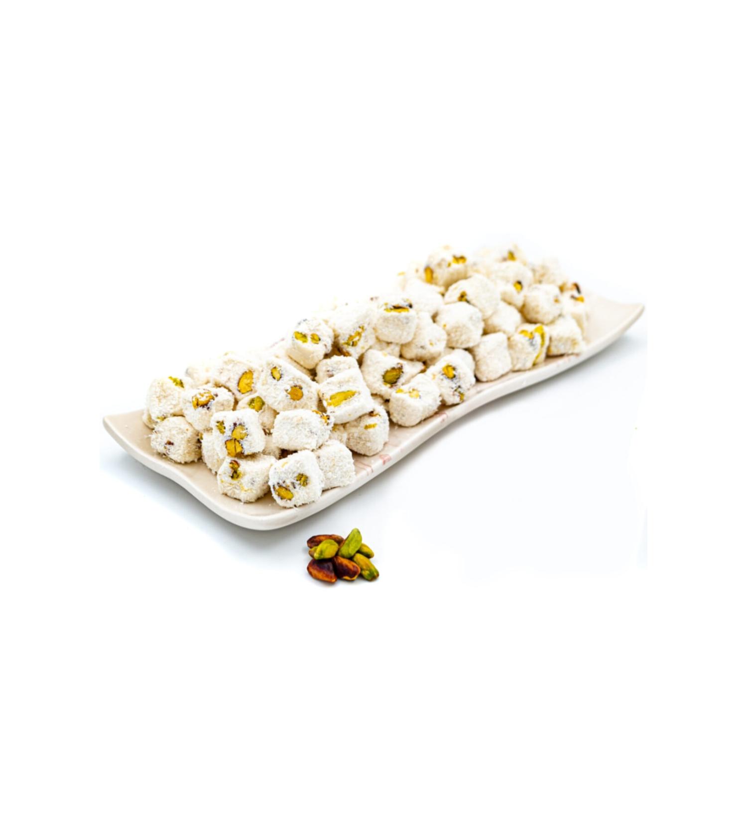 Dadak Turkish Delight and Nuts Sultan Mini Turkish Delight with Pistachio 2 Kg - Buy Online on GoSupps.com