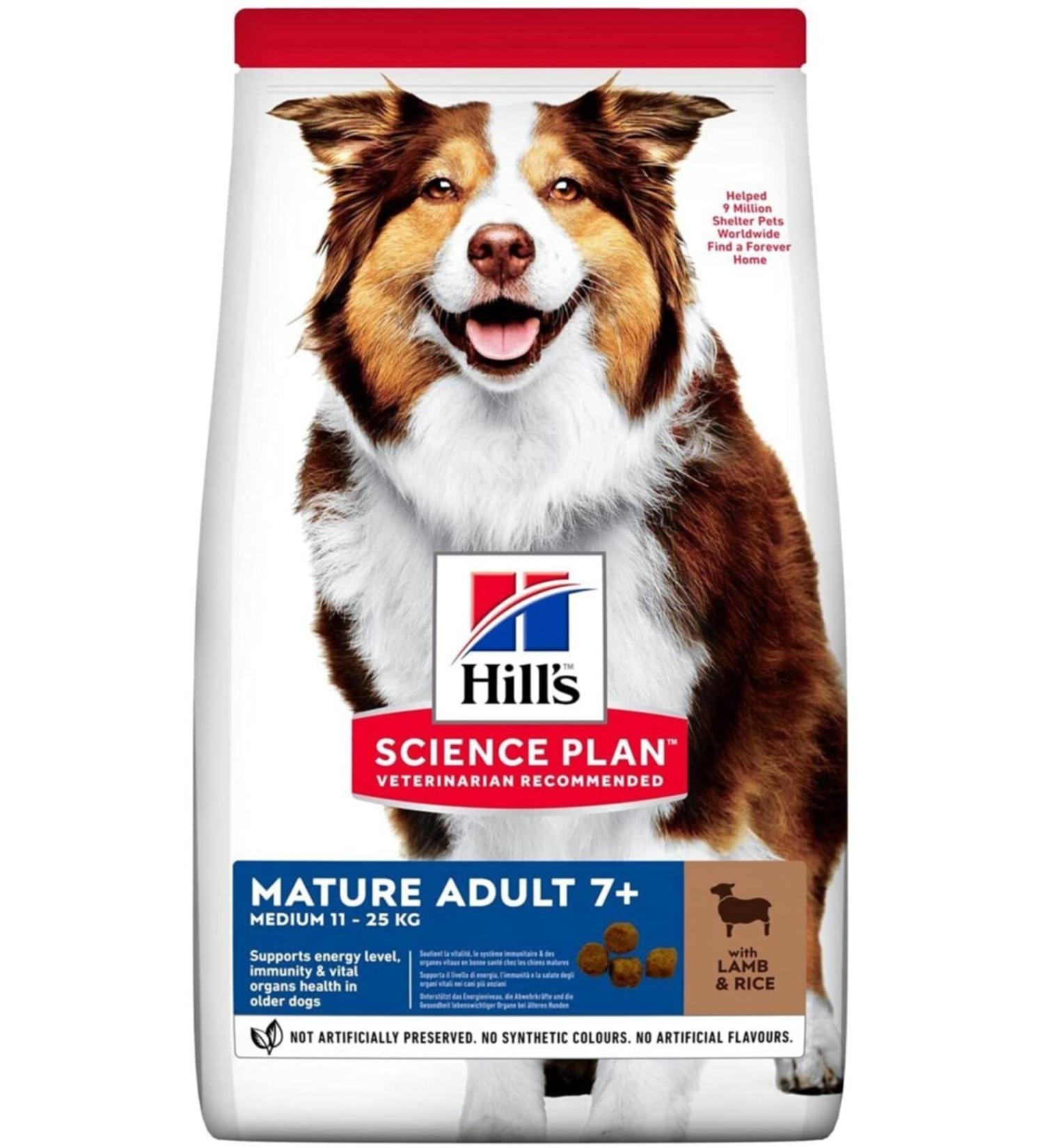 Hill's Mature Adult +7 Lamb and Rice Old Dog Food 14 Kg