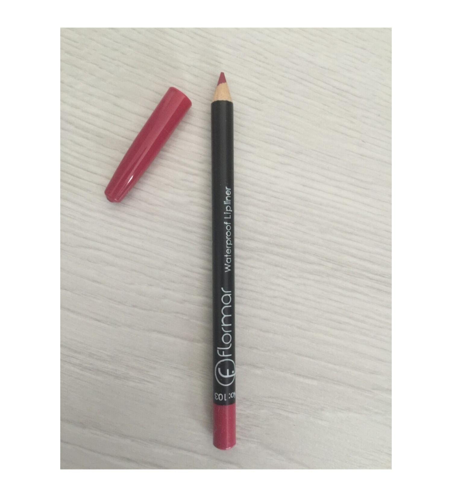 Flormar Waterproof Lipliner Waterproof Lip Pencil 103 Pink